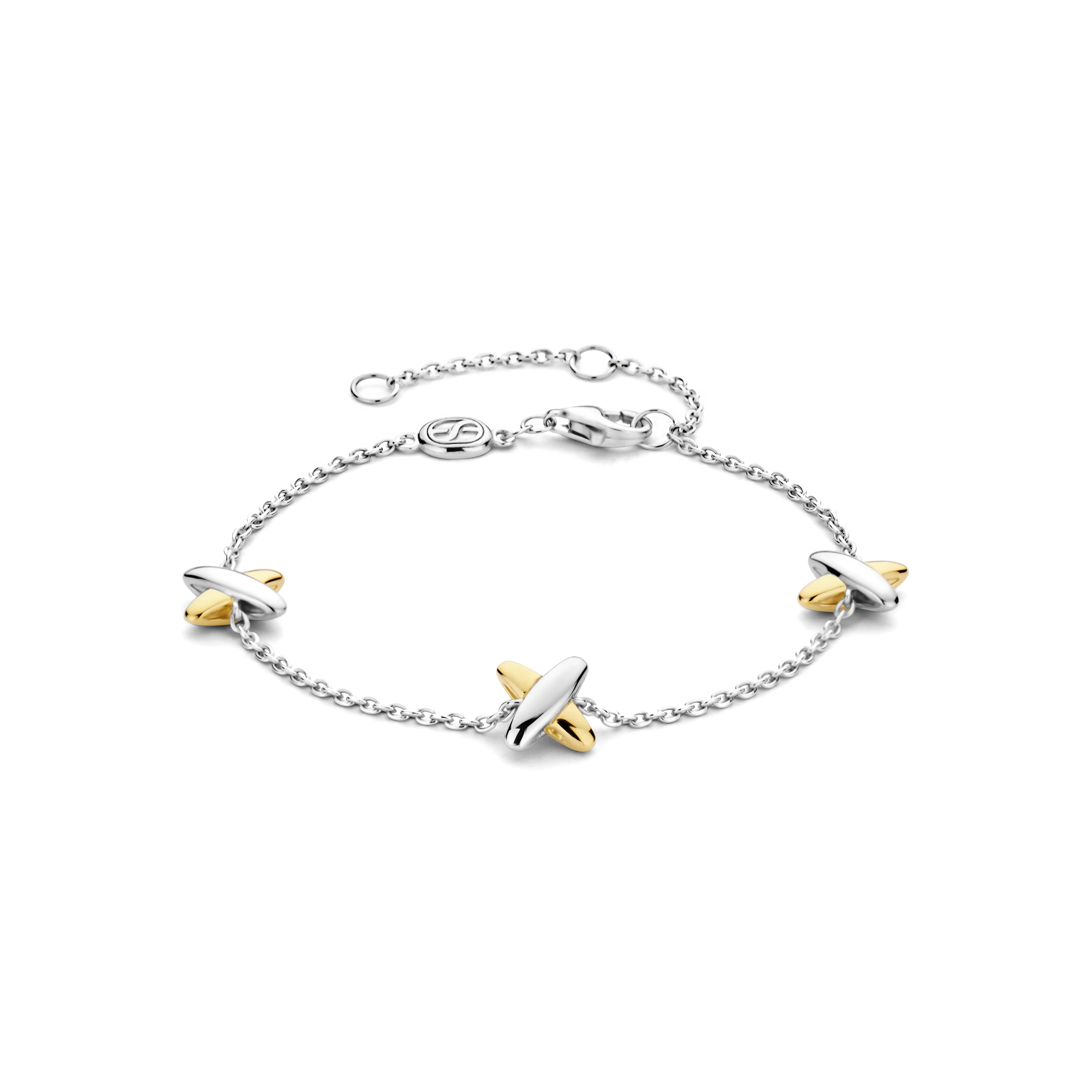 Bicolor Cross Armband