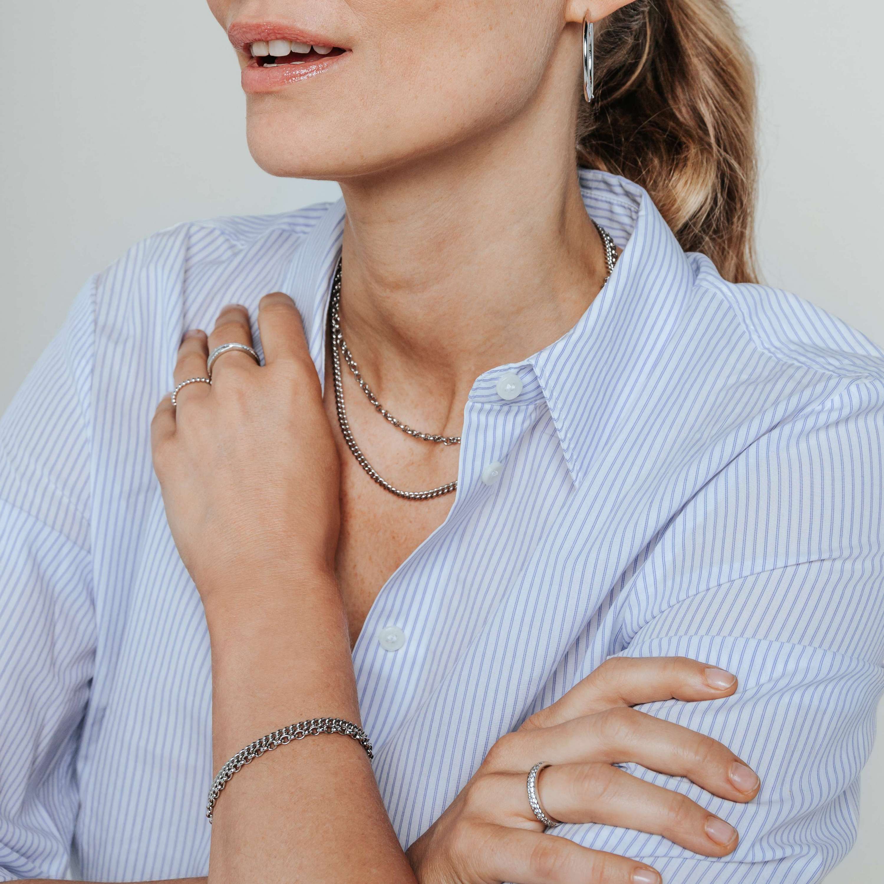 Classic Gourmet Schakel Armband - Image 5