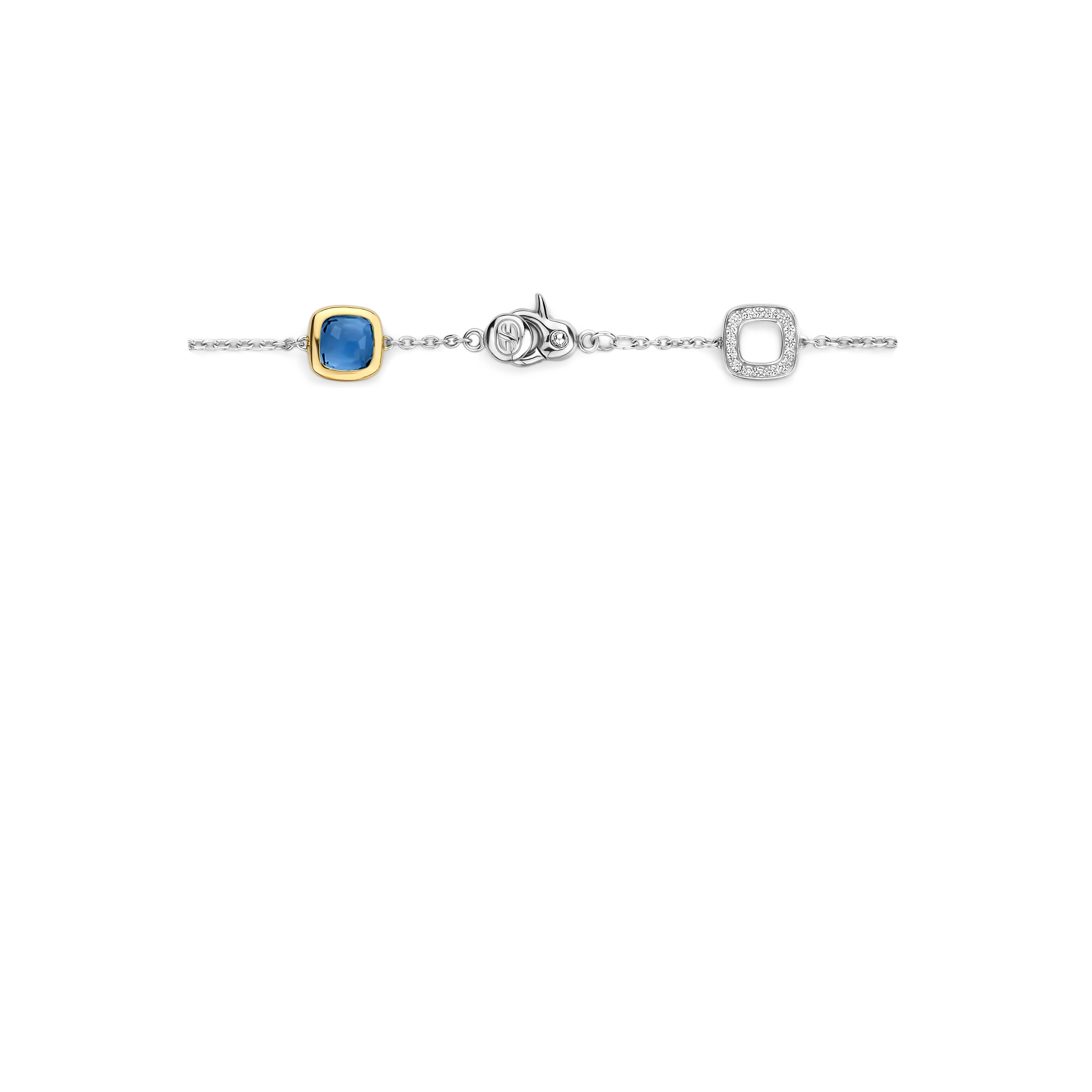 Blauwe Cushion Charm Armband - Image 7