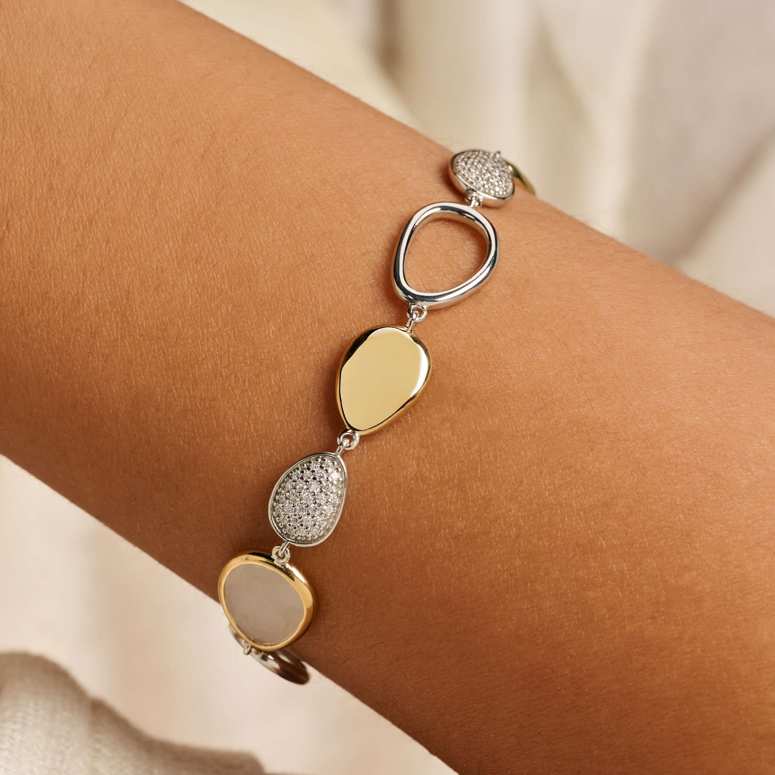 Armband met steentjes en zirkonia - Image 8