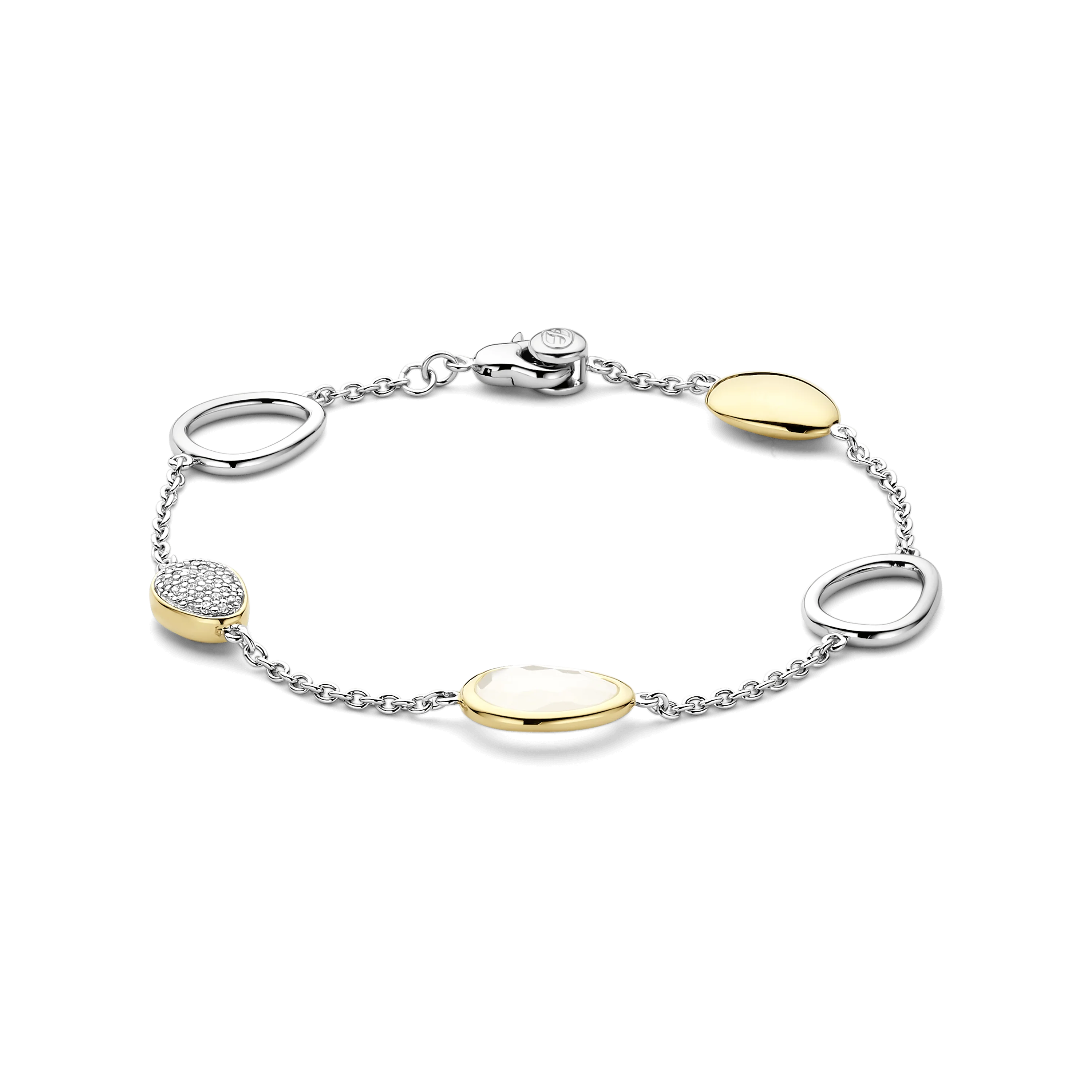 Armband met steentjes en zirkonia