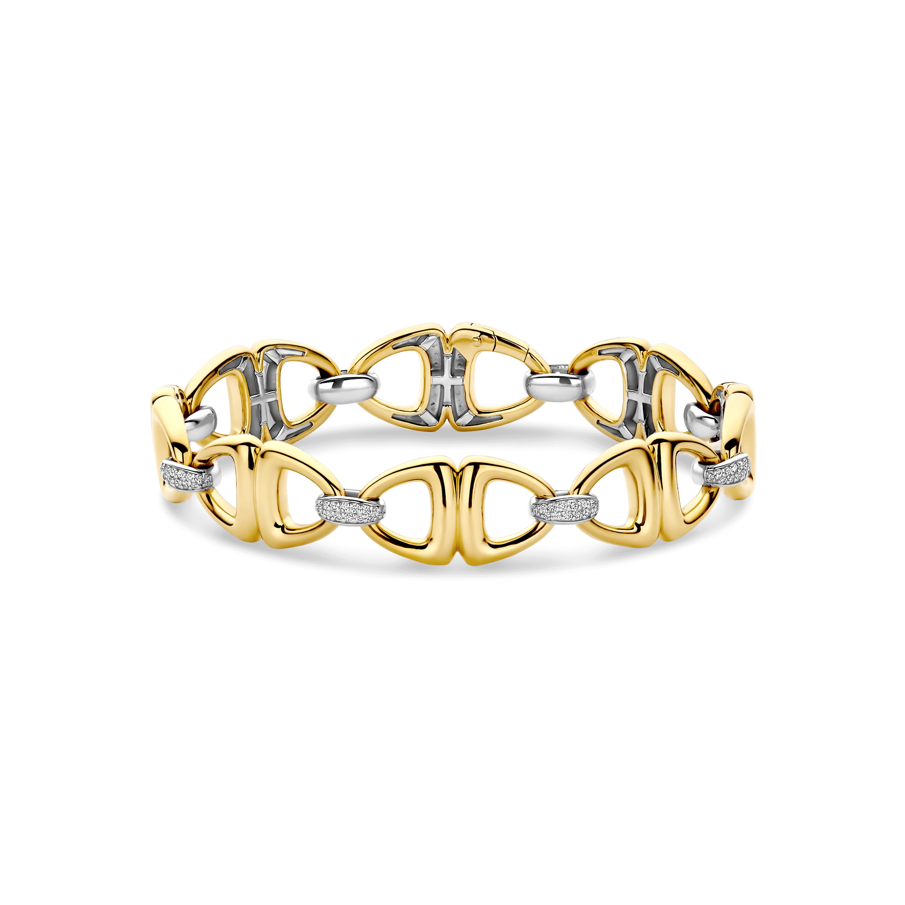 Connected Triangle Vintage Schakel Armband
