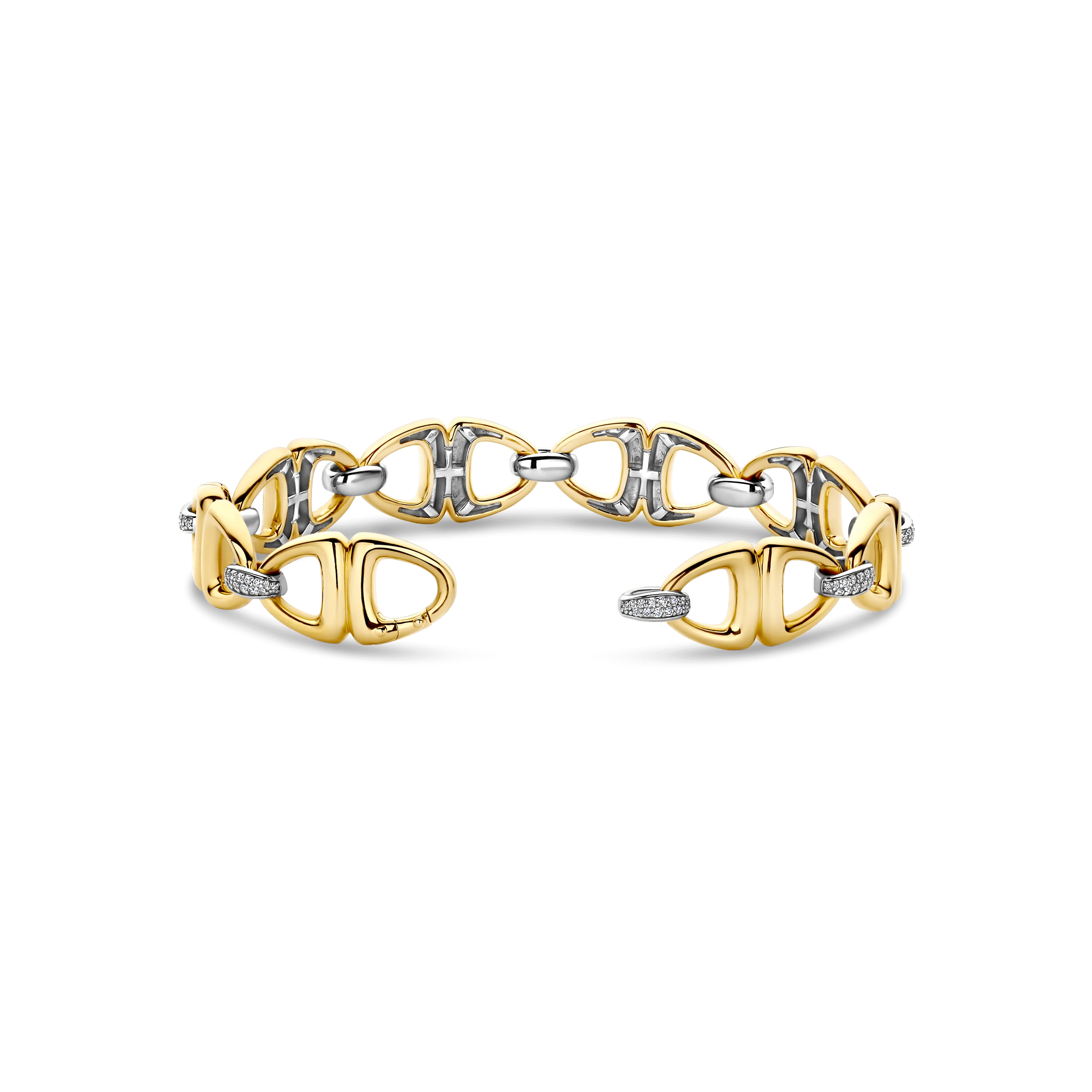 Connected Triangle Vintage Schakel Armband - Image 3