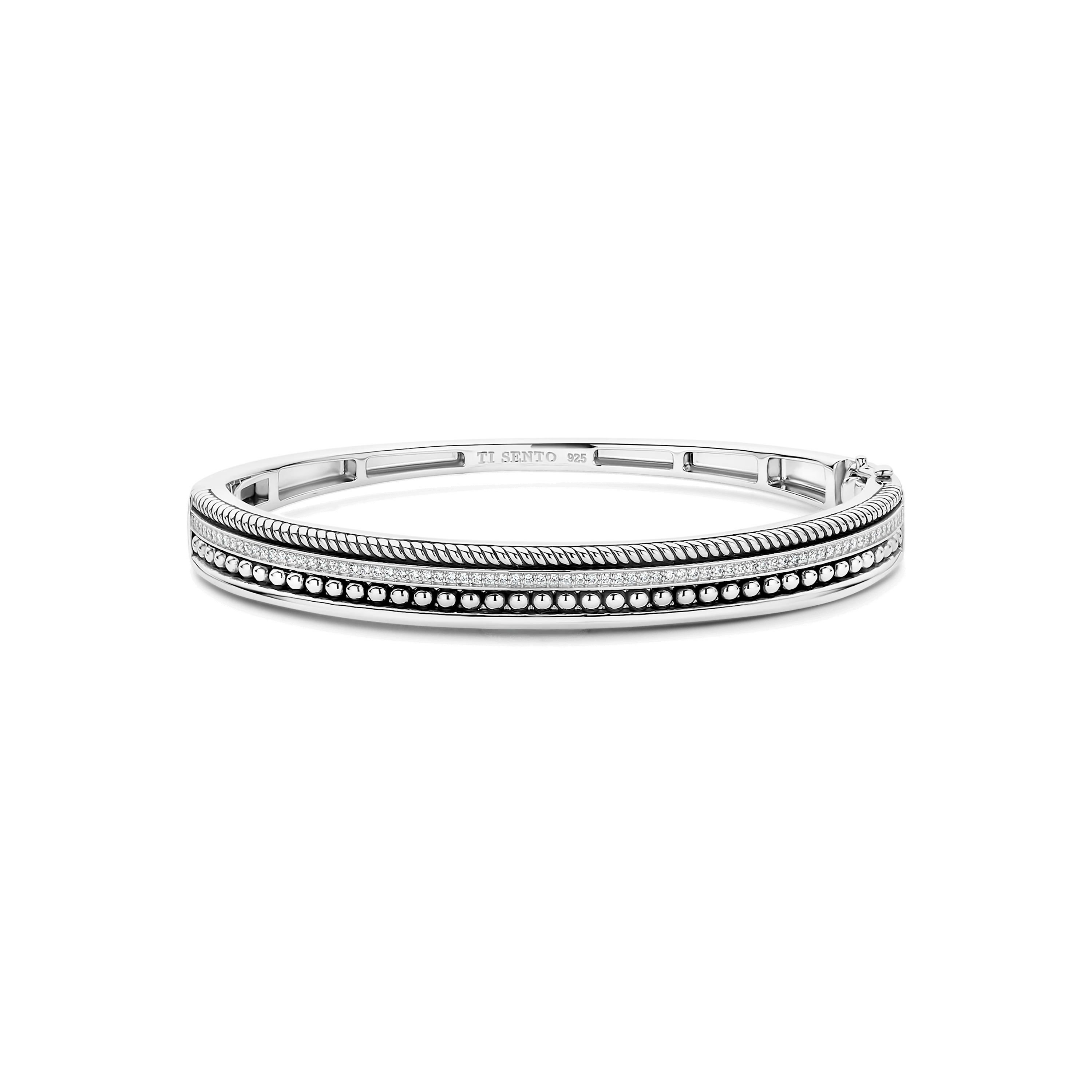 Structure Bangle Zilver