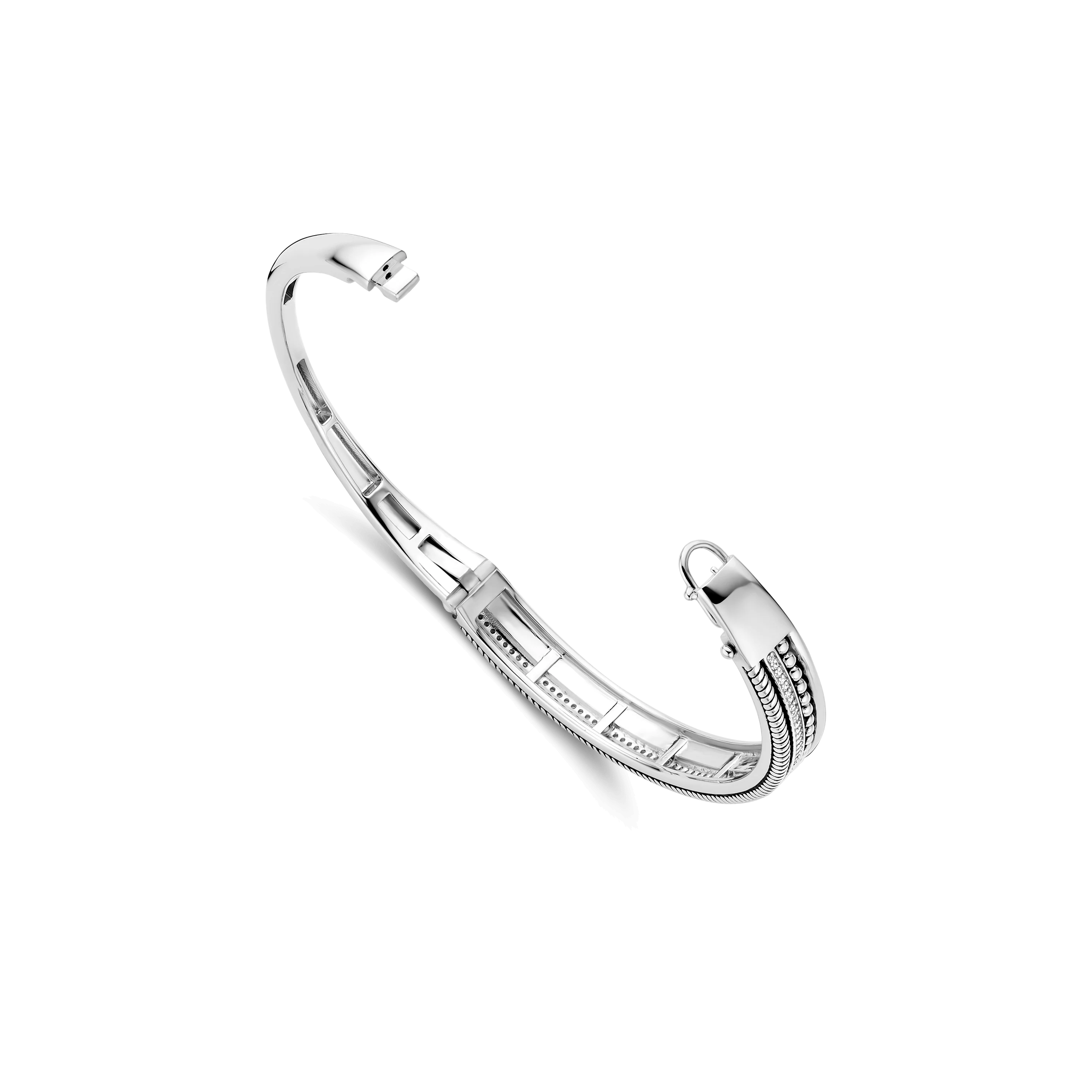 Structure Bangle Zilver - Image 3