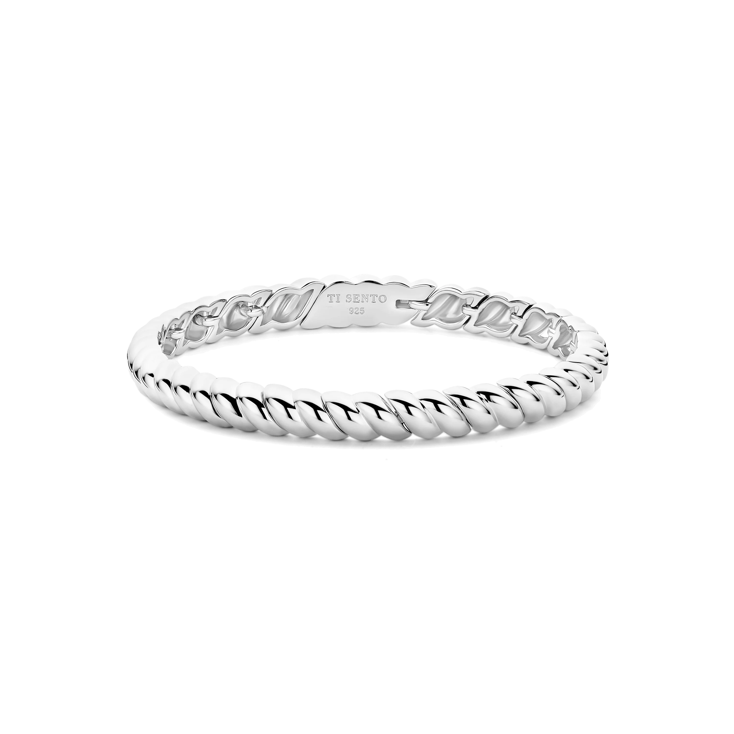 Vintage Geribbelde Bangle