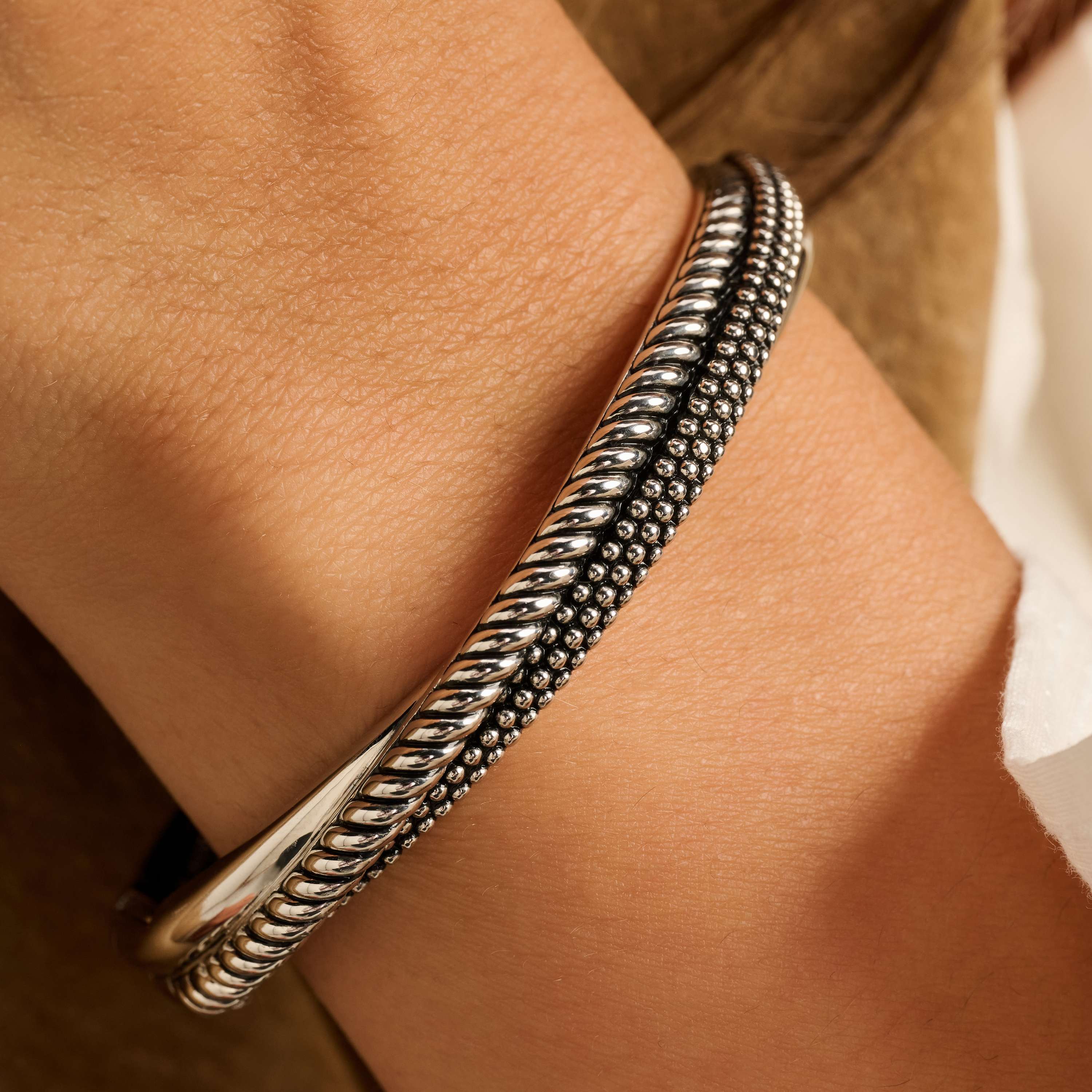 Crossover Structure Bangle - Image 5