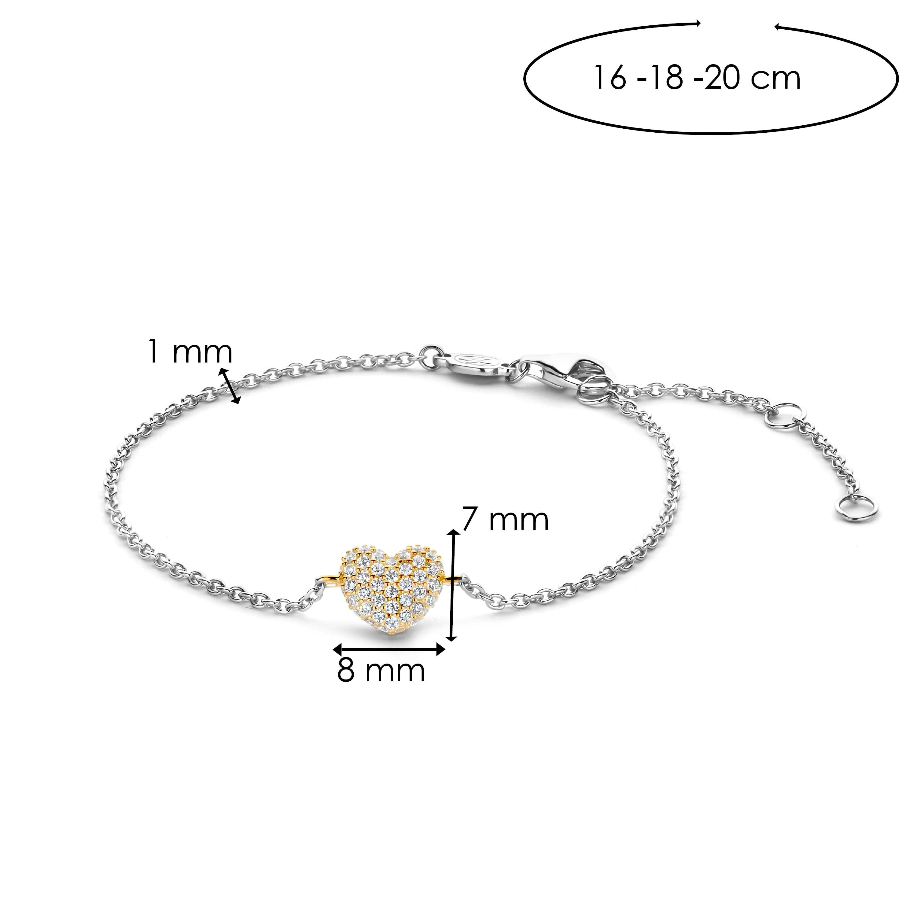 Zirkonia Hartjes Armband - Image 3