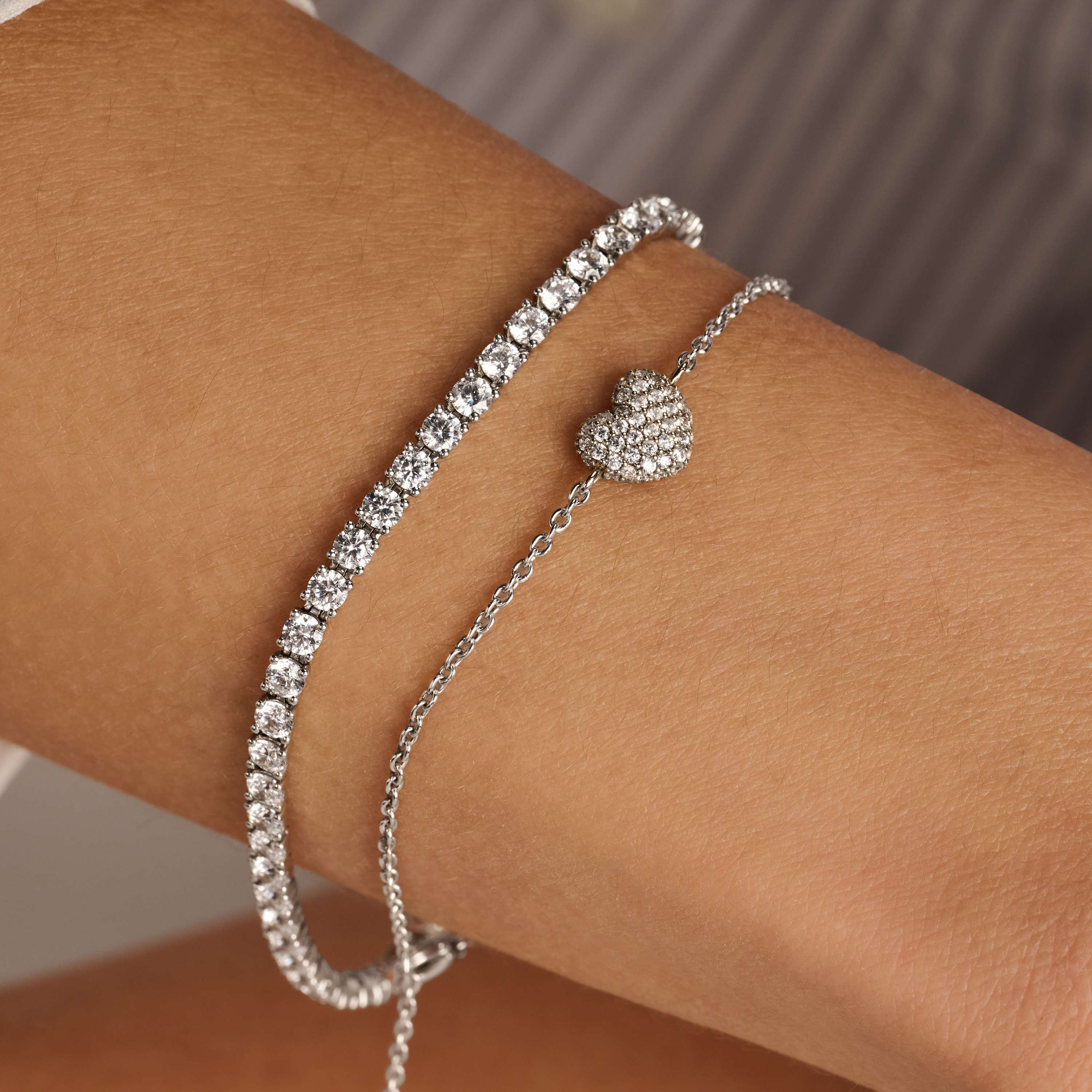 Zirkonia Hartjes Armband - Image 6