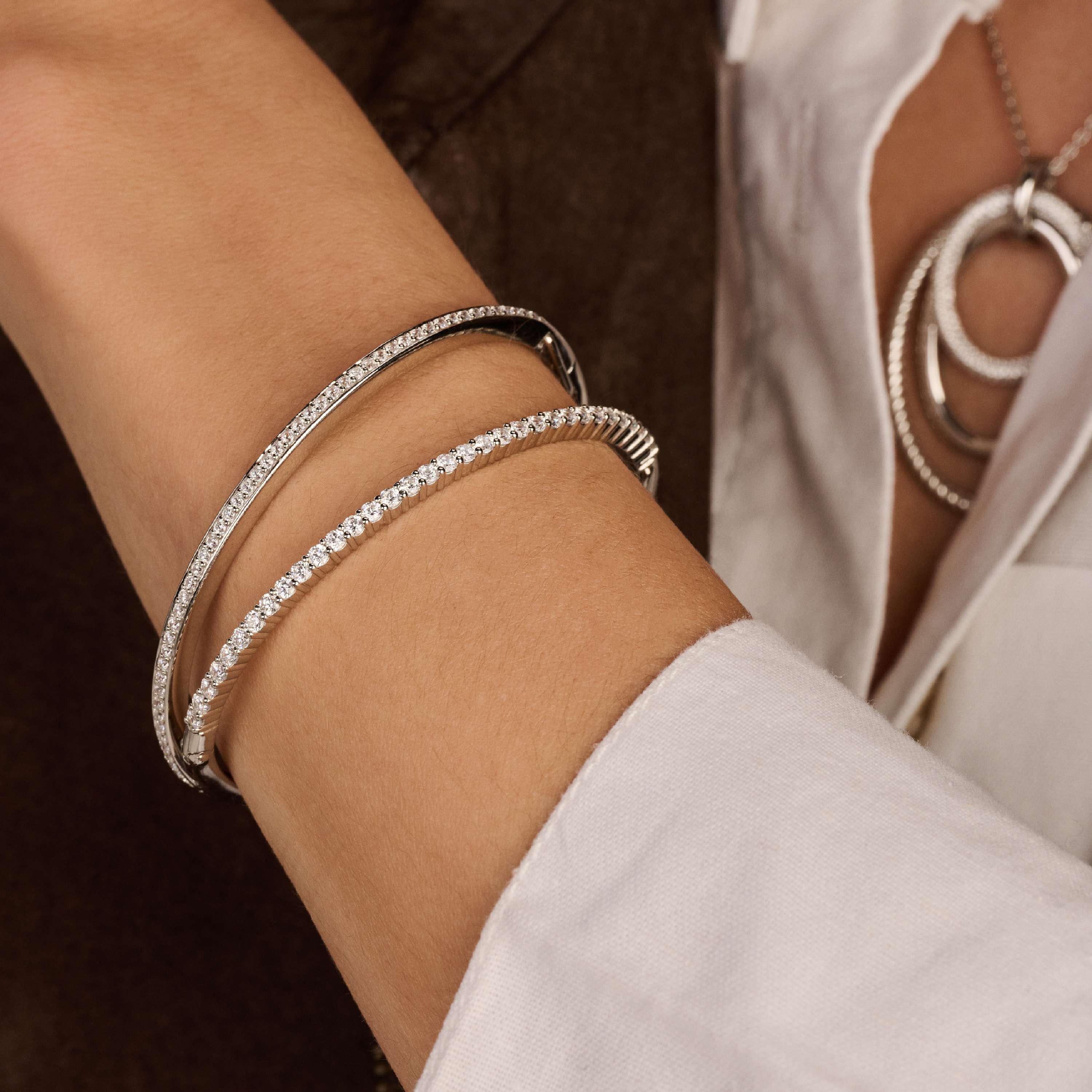 Classic Zirkonia Bangle - Image 6