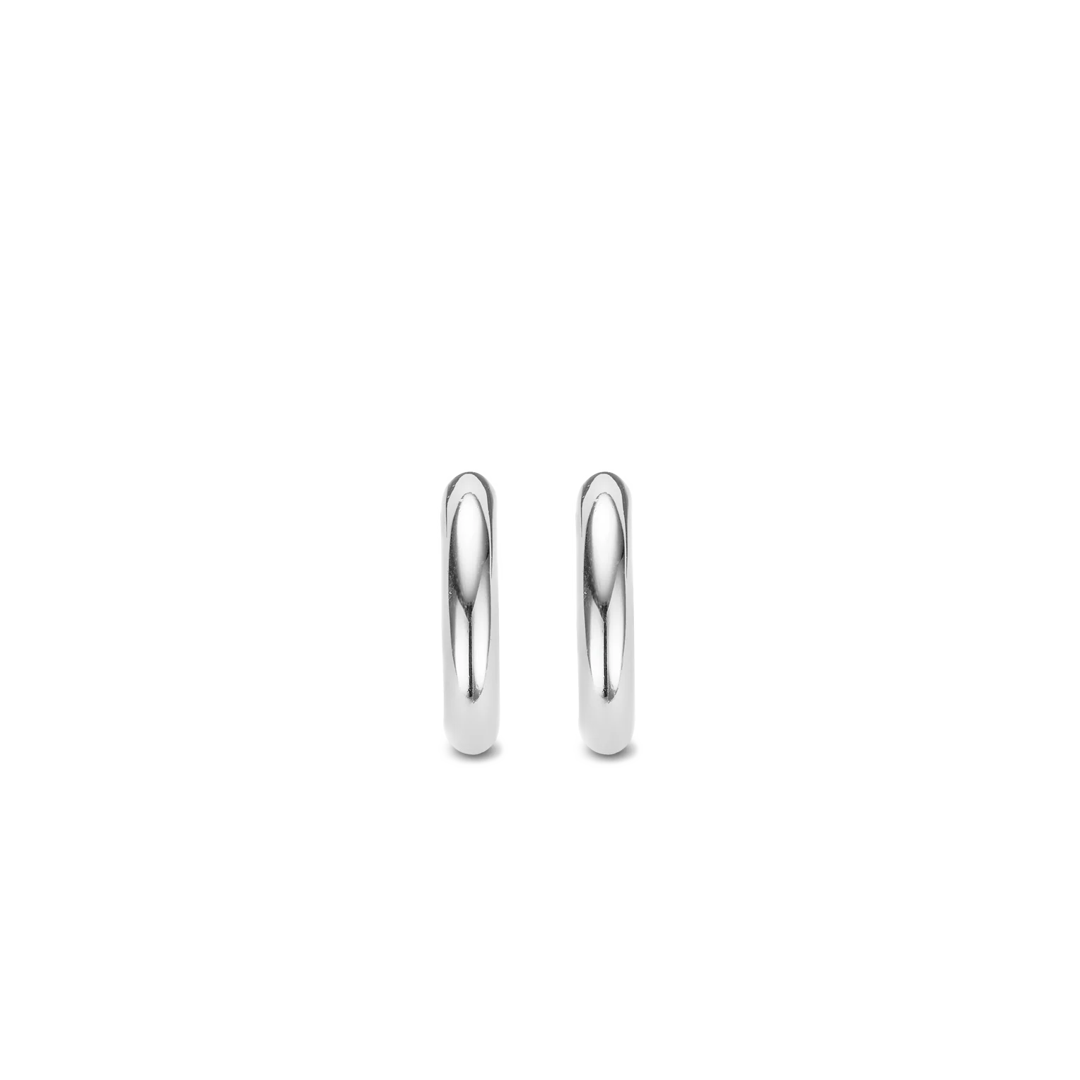 Classic Zilveren Medium Hoops 18mm - Image 2
