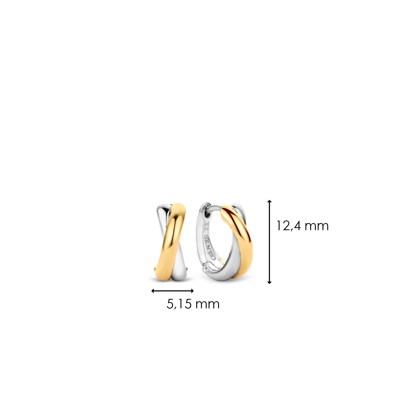 Bicolor Crossover Hoops - Image 5
