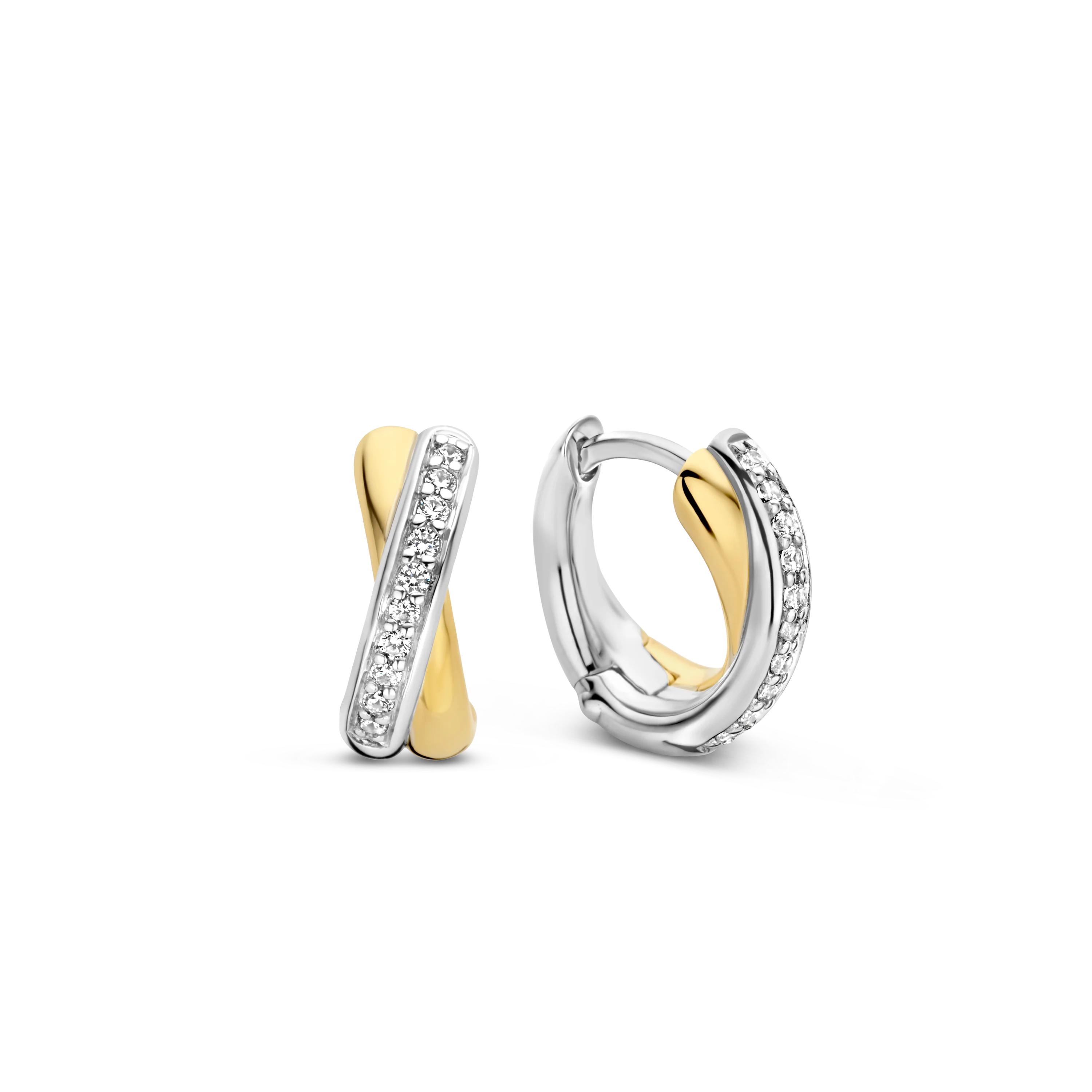 Zirkonia Crossover Hoops