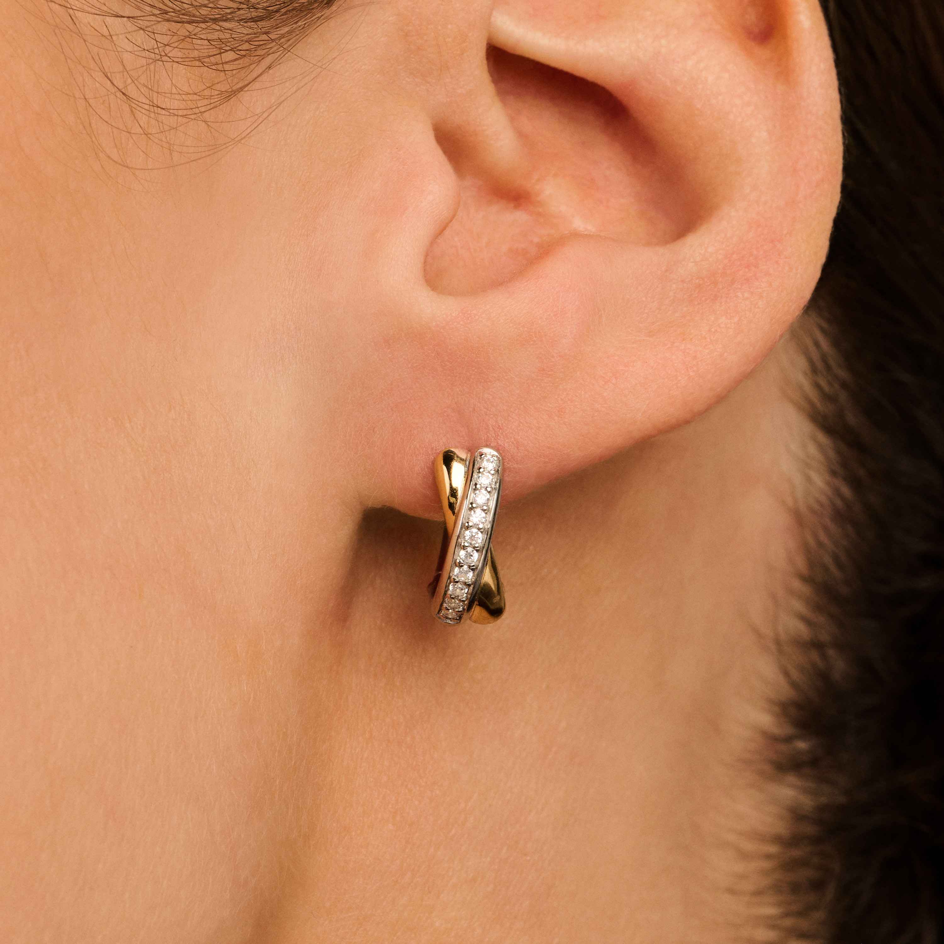 Zirkonia Crossover Hoops - Image 9
