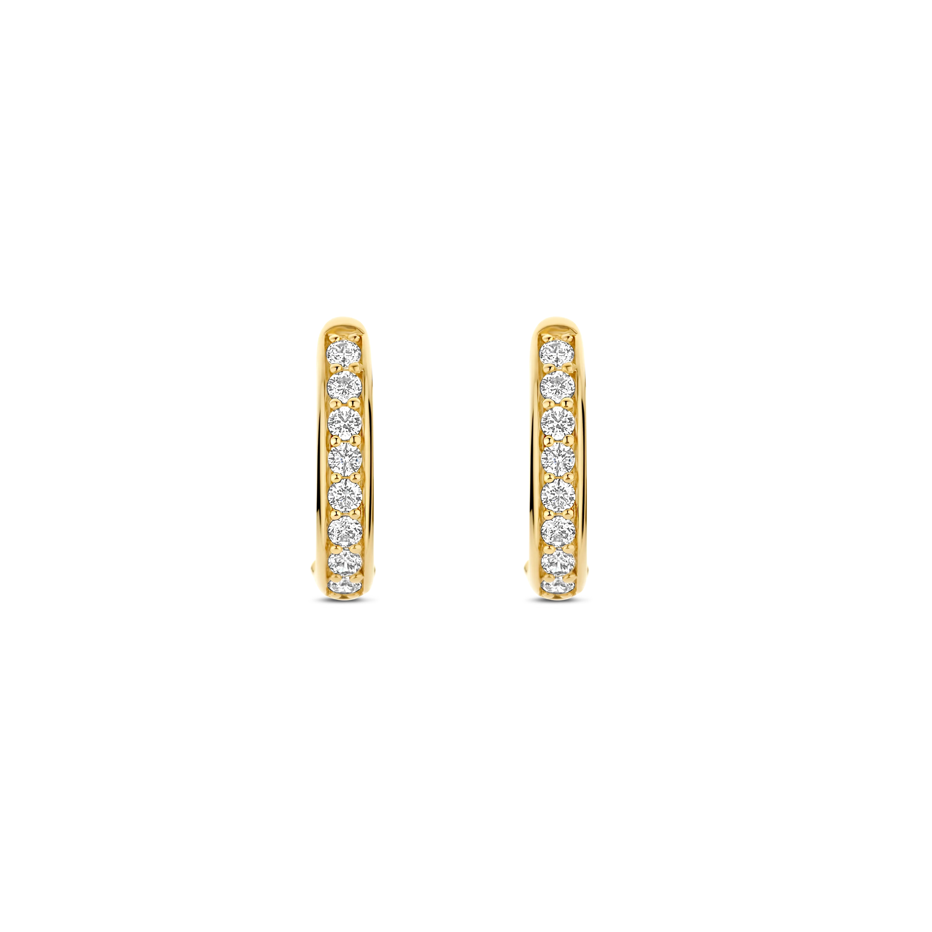 Tennis Small Oval Hoops 11mm - Image 2