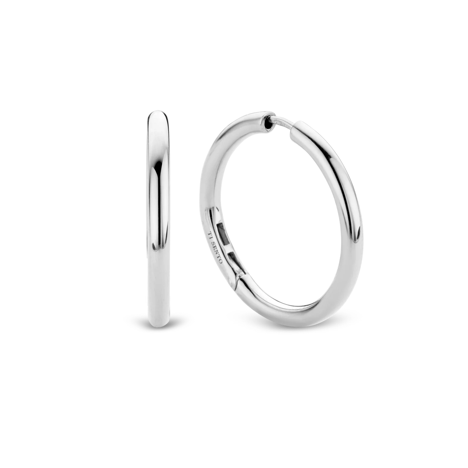 Classic Zilveren Oversized Hoops 30mm