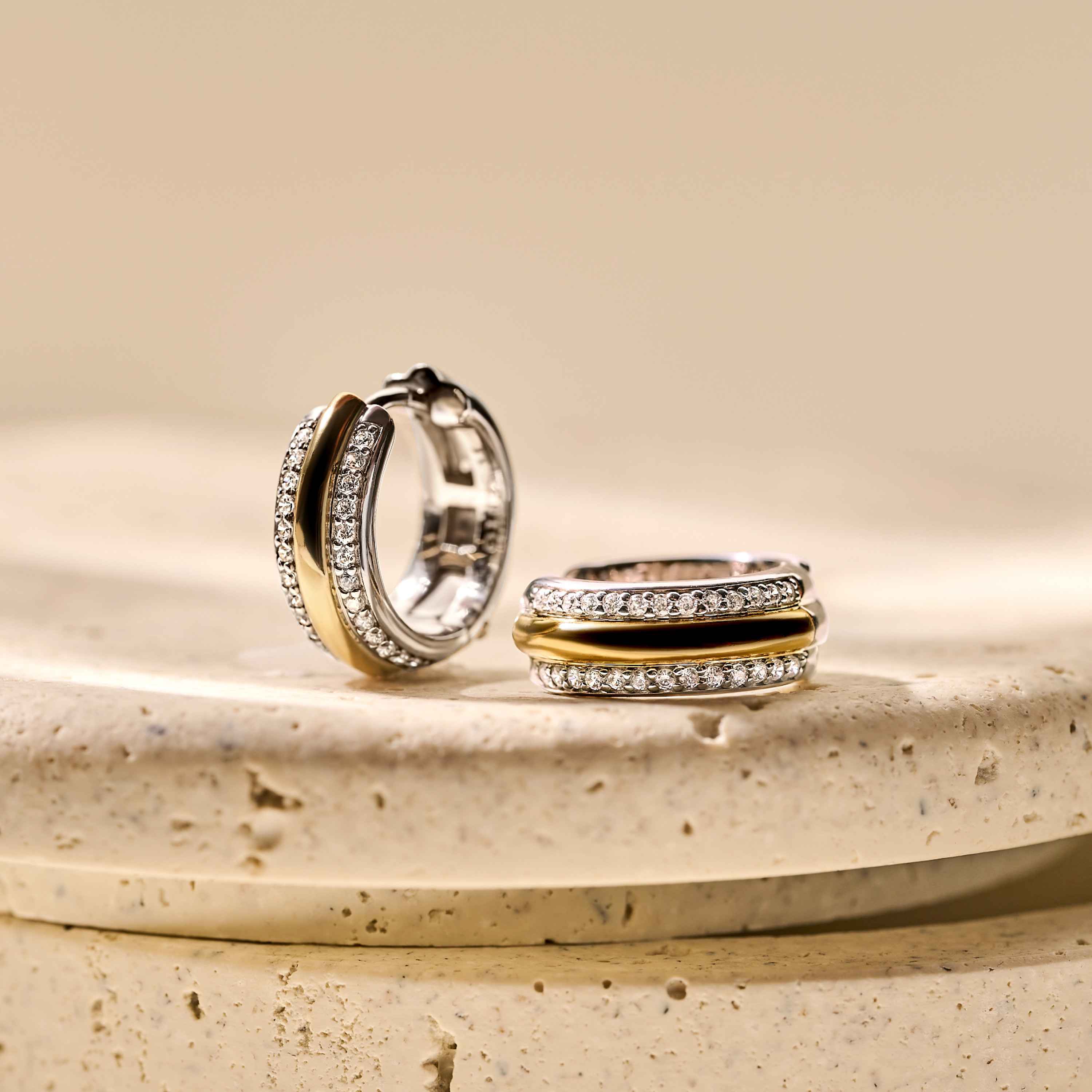 Layered Zirkonia Hoops - Image 9