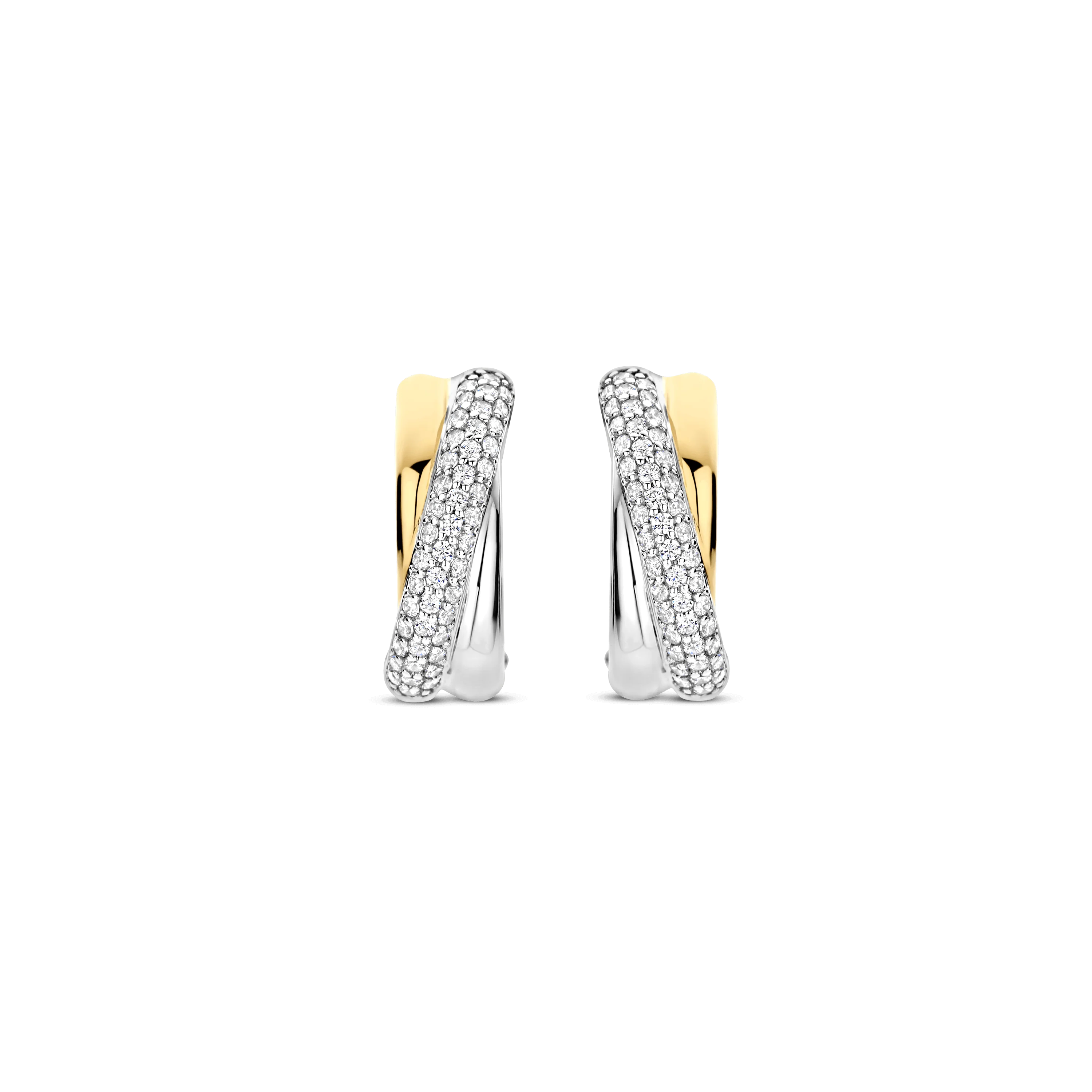 Zirkonia Crossover Hoops - Image 2
