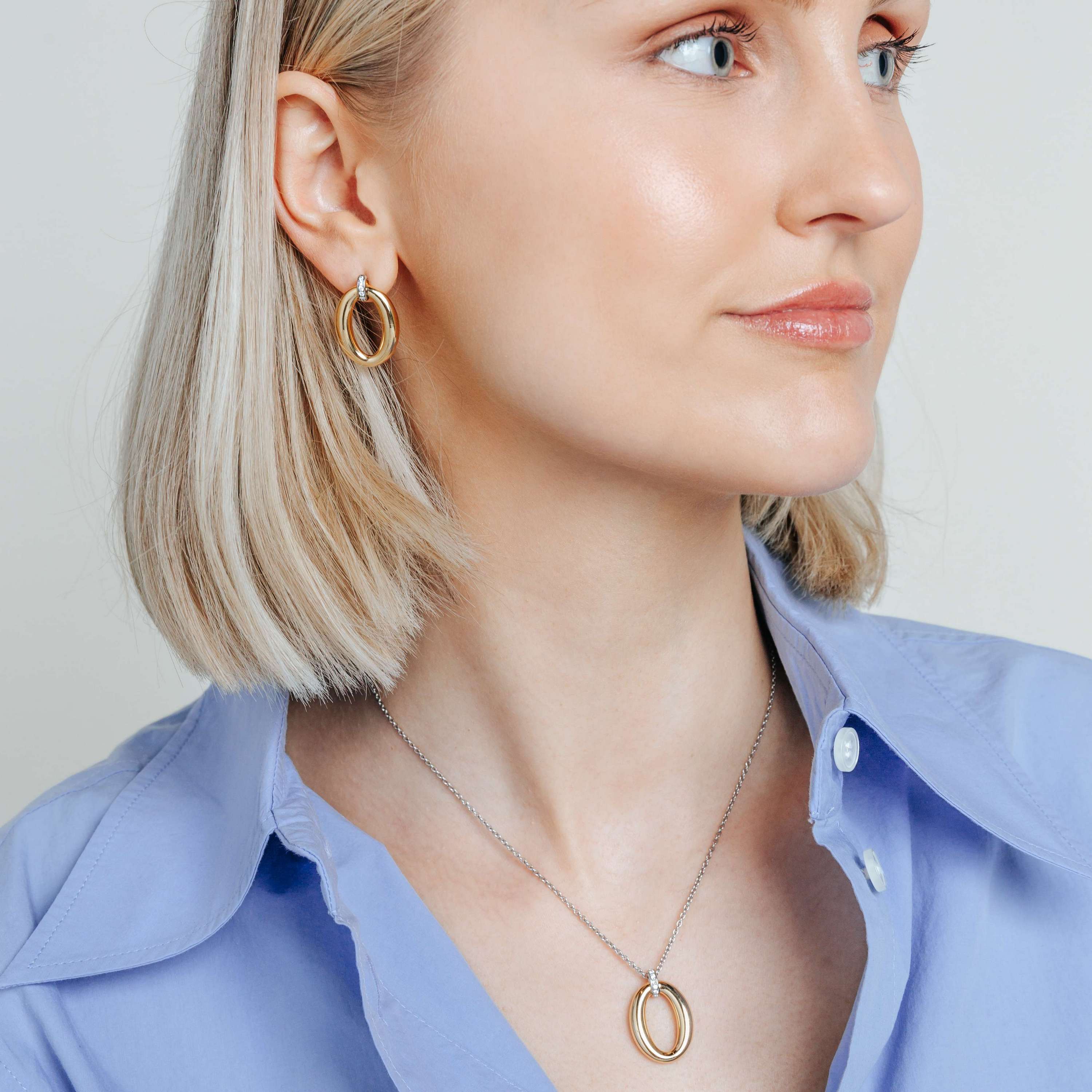 Classic Soft Oval Oorbellen - Image 4