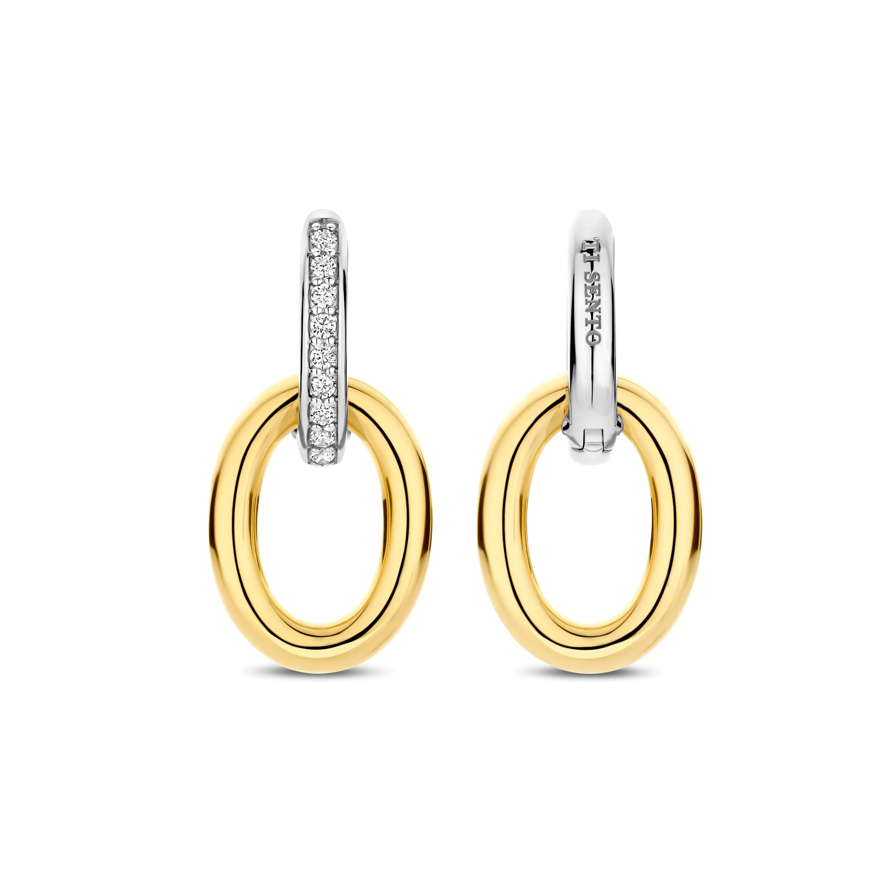 Classic Soft Oval Zirkonia Hoops - Image 3