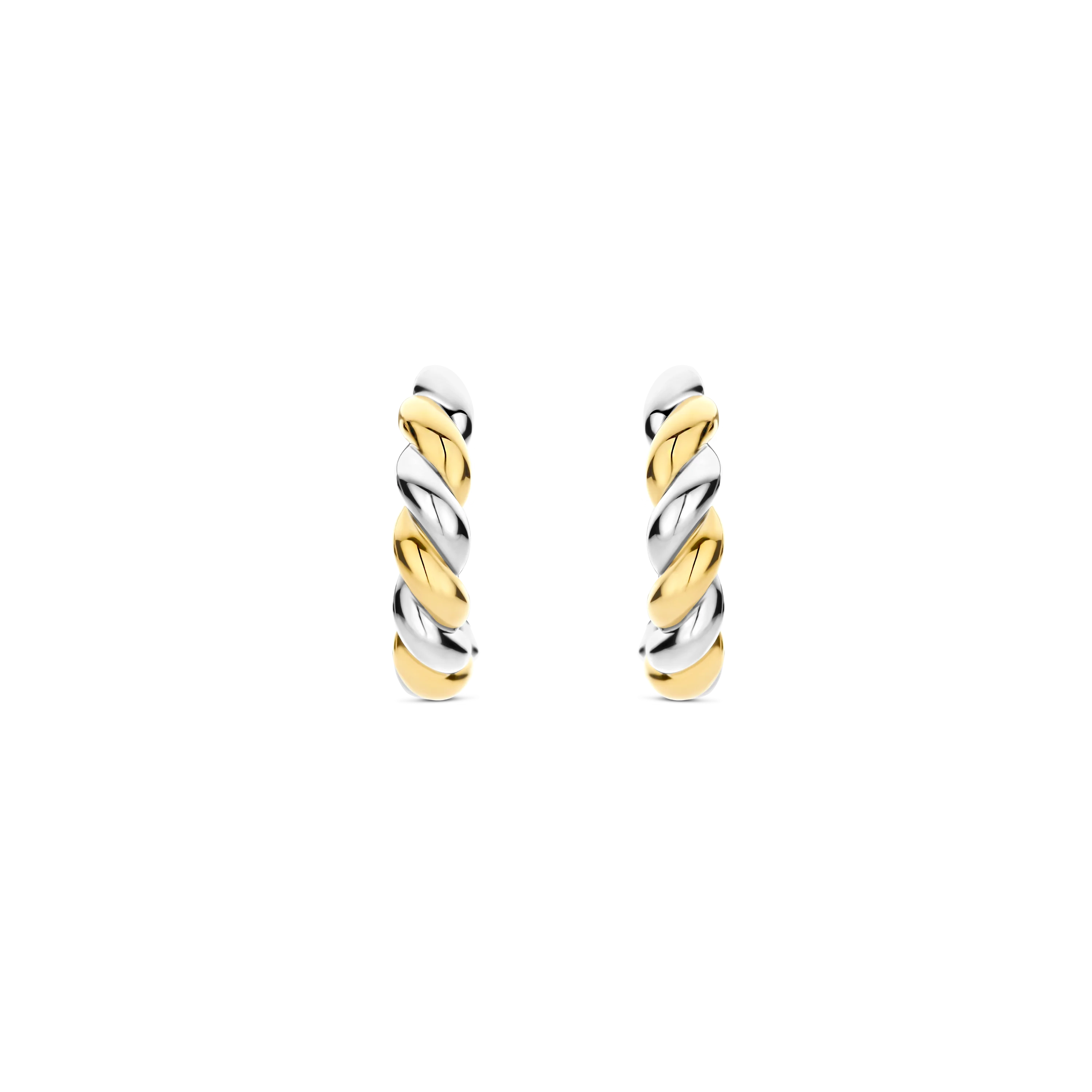 Bicolor Twisted Hoops - Image 2