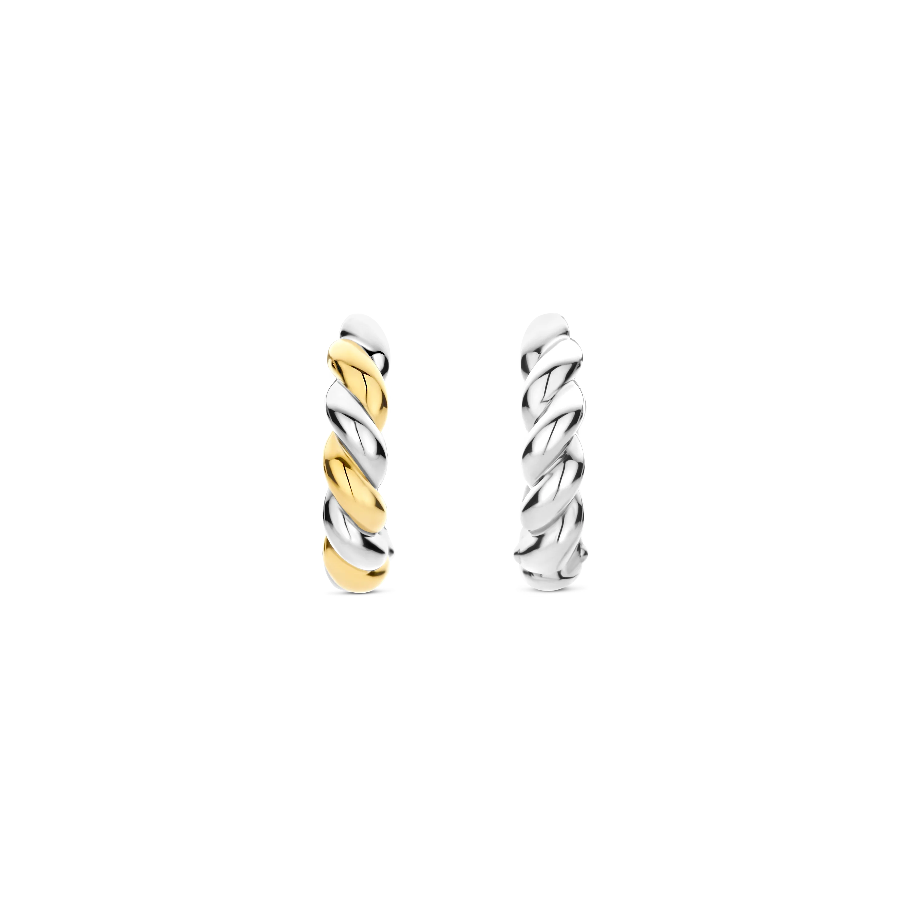 Bicolor Twisted Hoops - Image 3