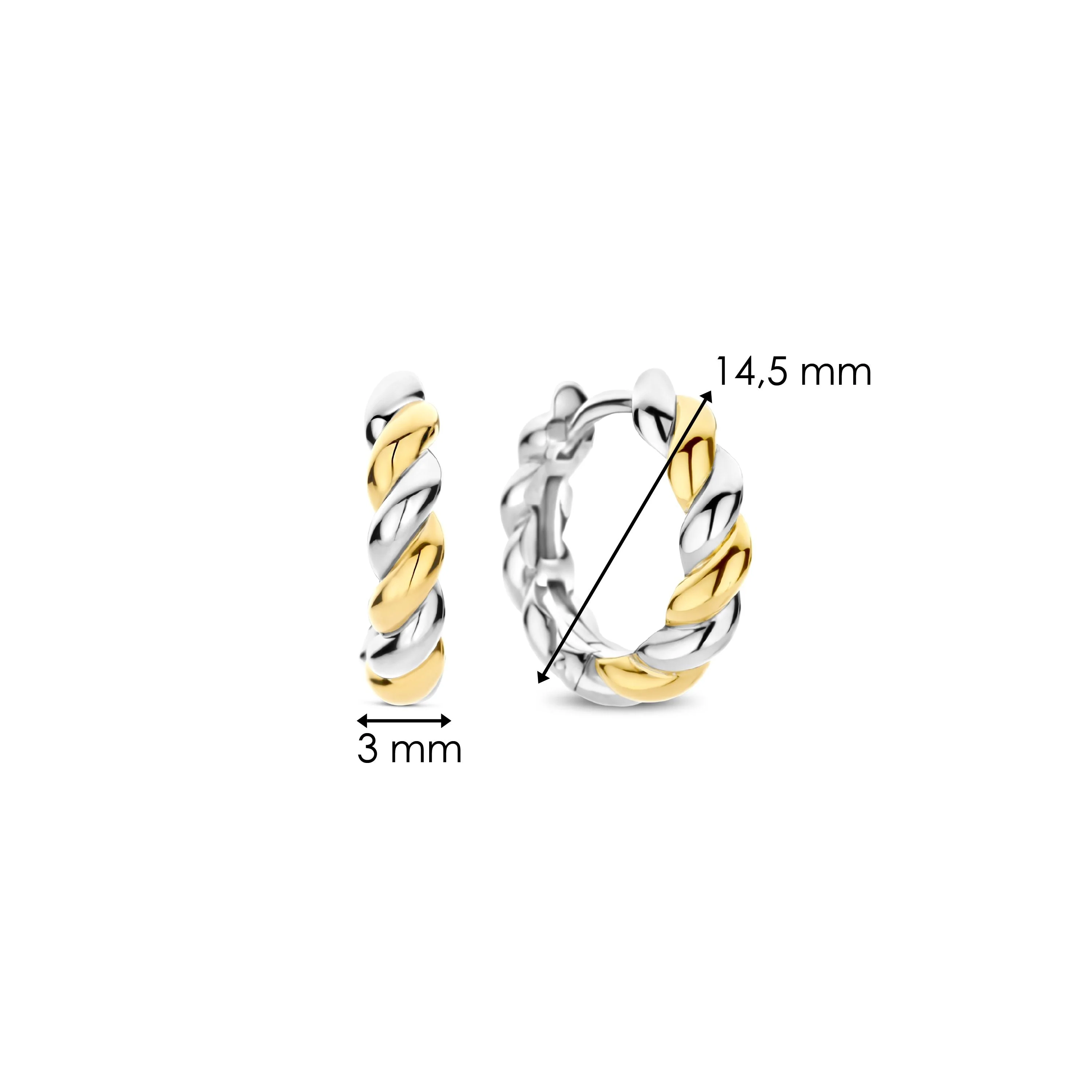 Bicolor Twisted Hoops - Image 6