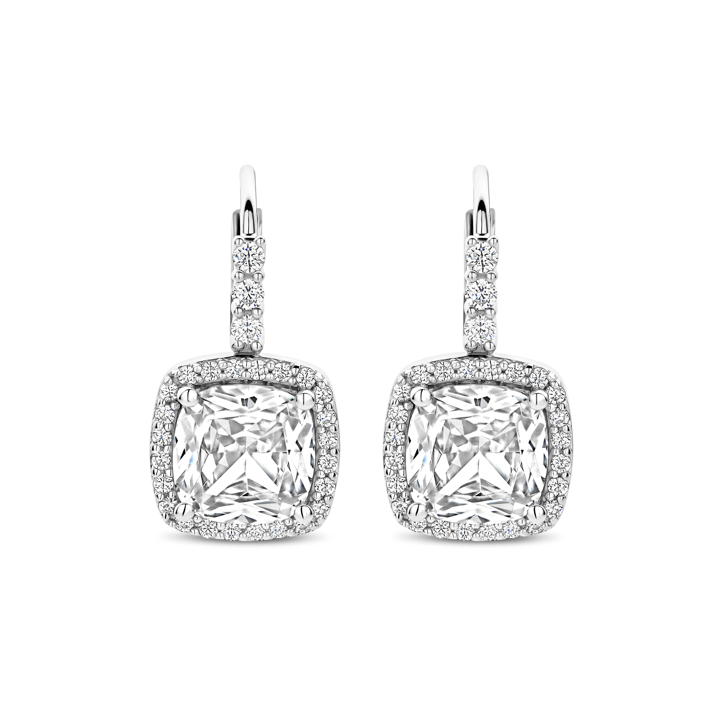 Classic Vierkante Zirkonia Hoops - Image 2