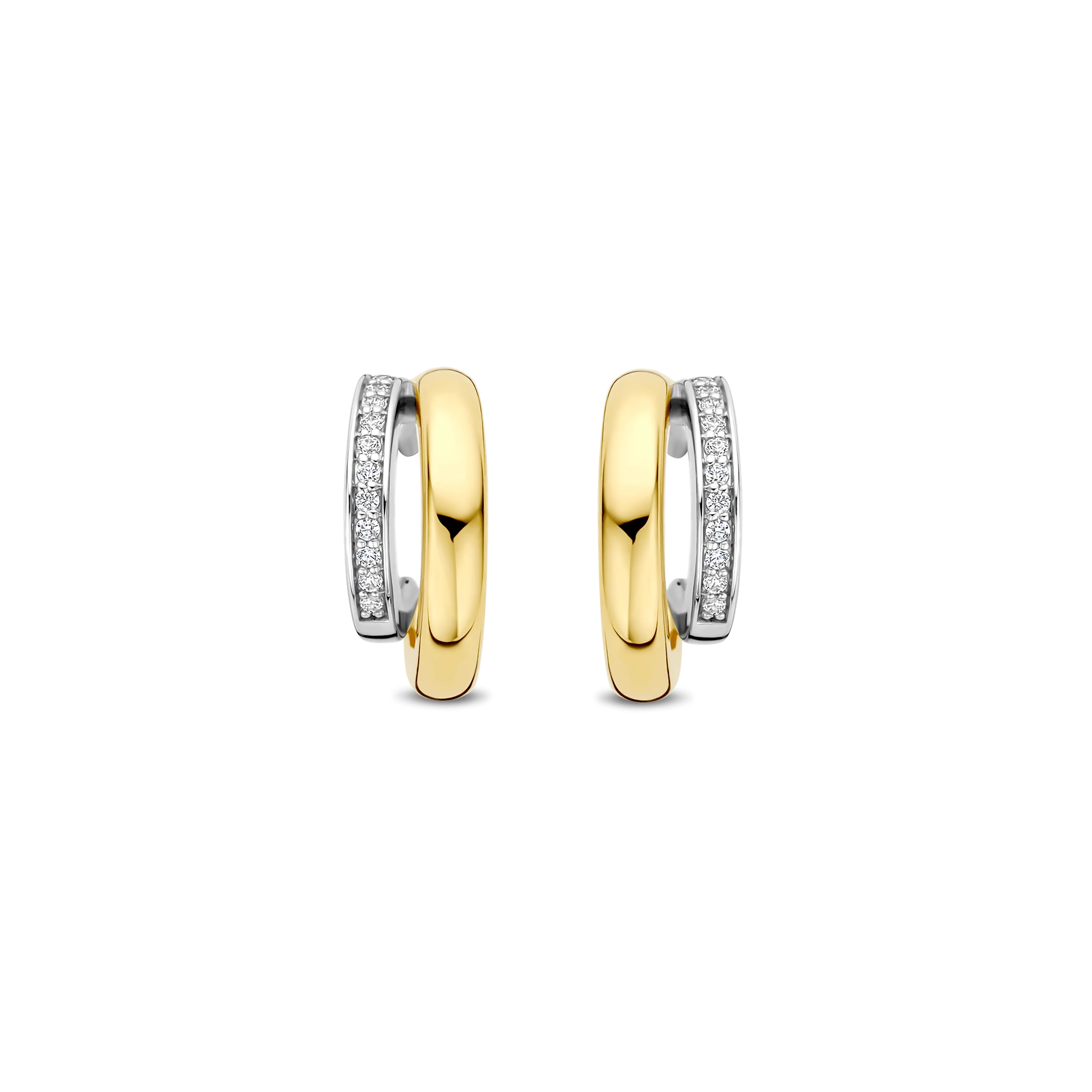 Zirkonia Double Oorbellen - Image 2