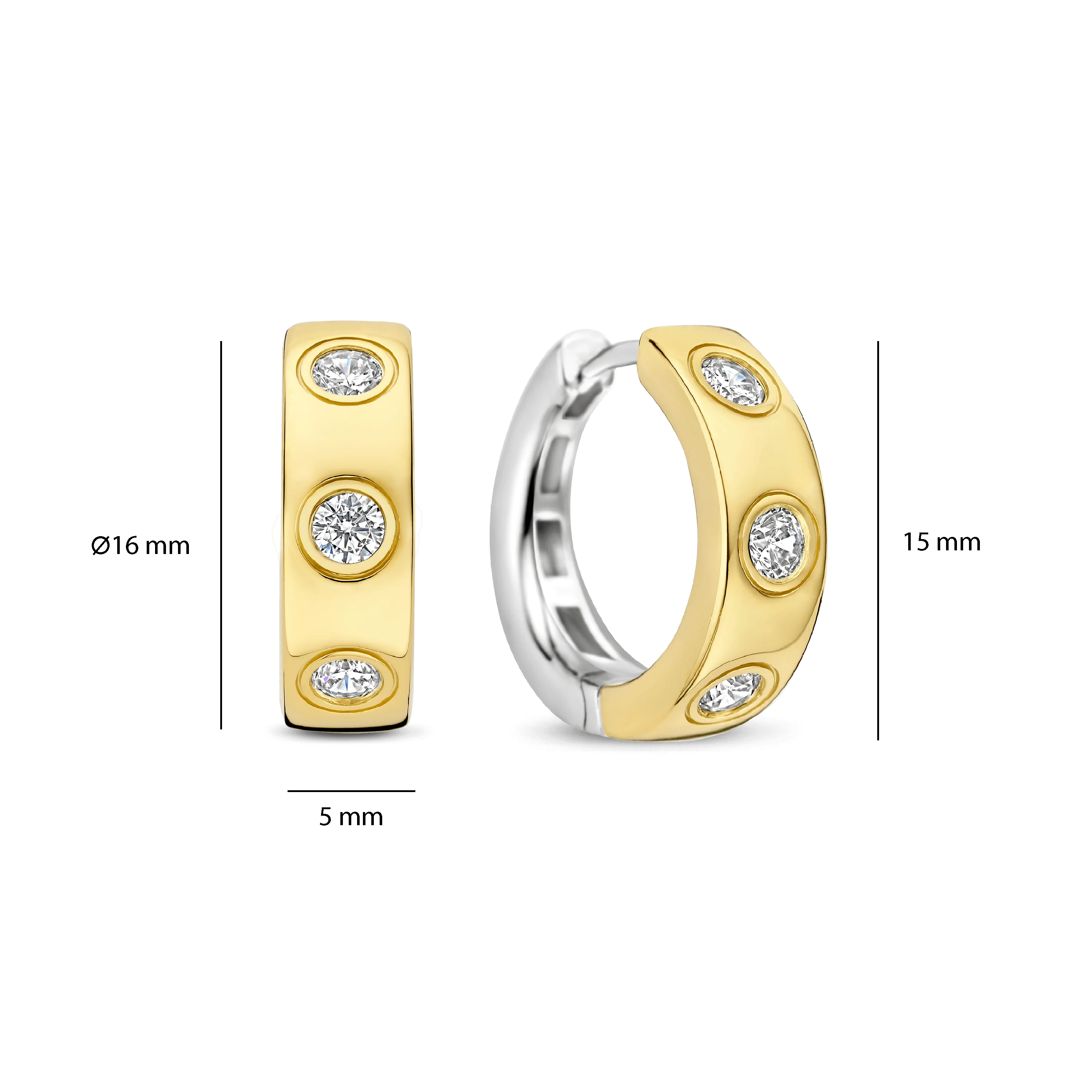 Classic Zirkonia Hoops - Image 4