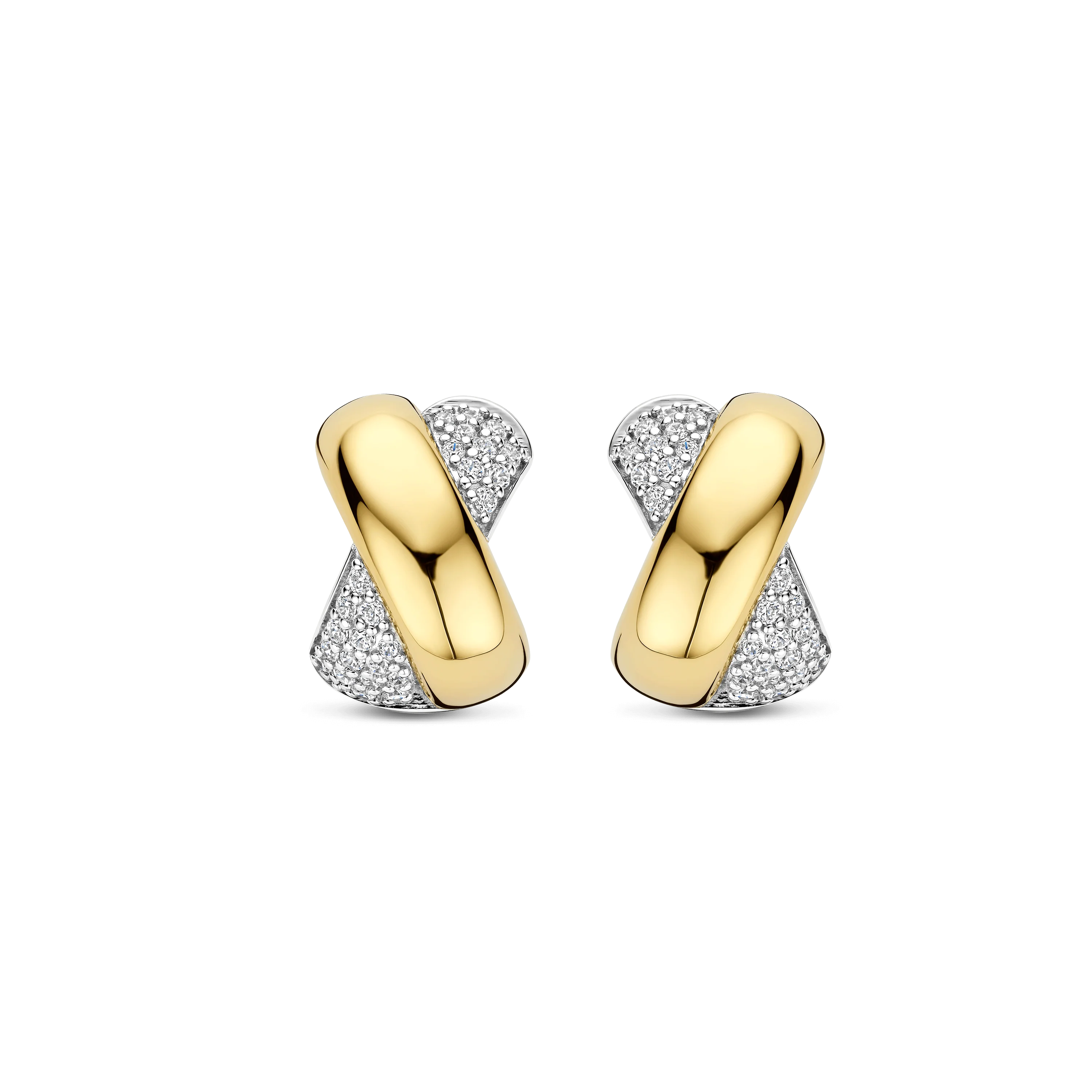 Bold Crossover Hoops - Image 2