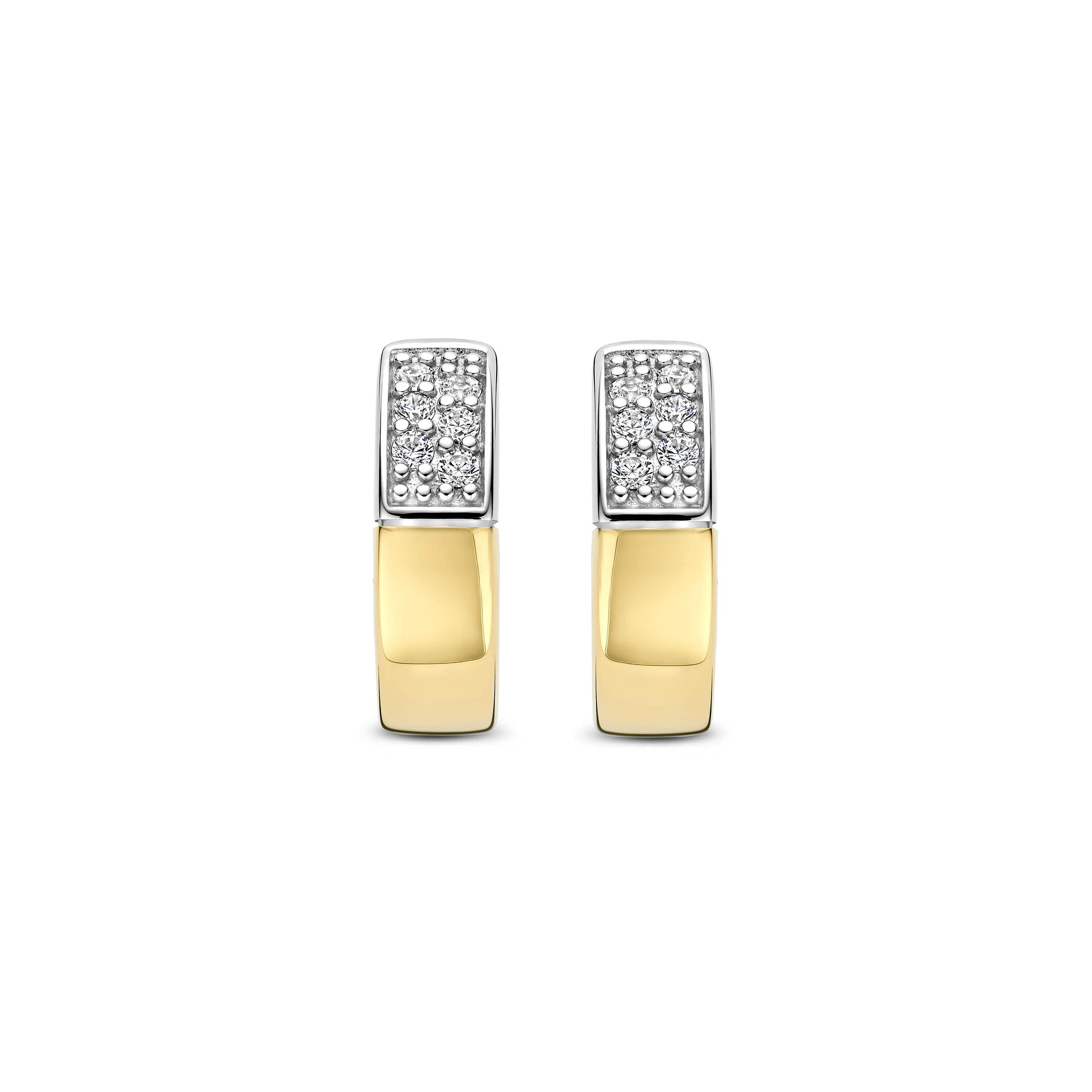 Contrast Zirkonia Hoops - Image 2