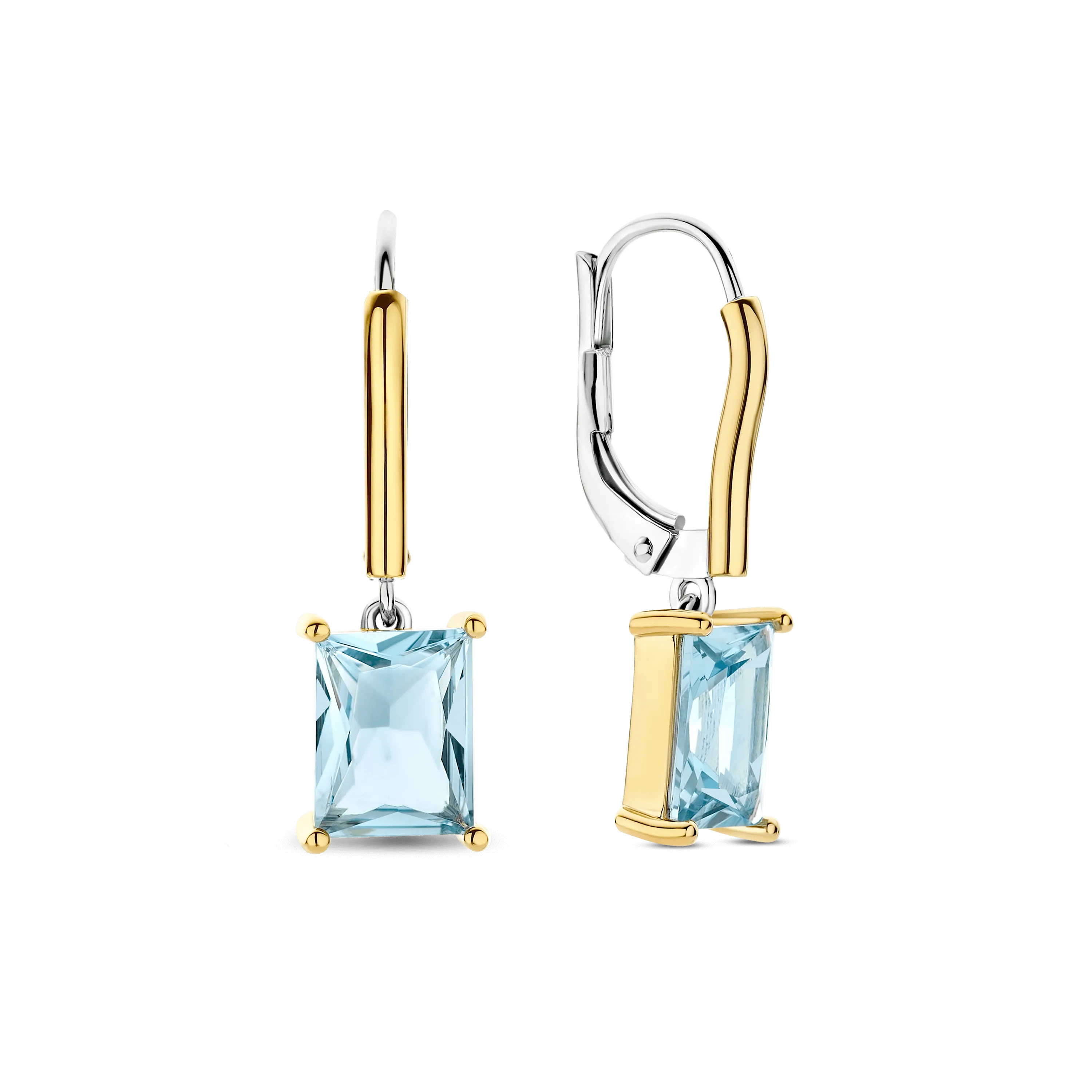 Rectangular Zirkonia Hoops