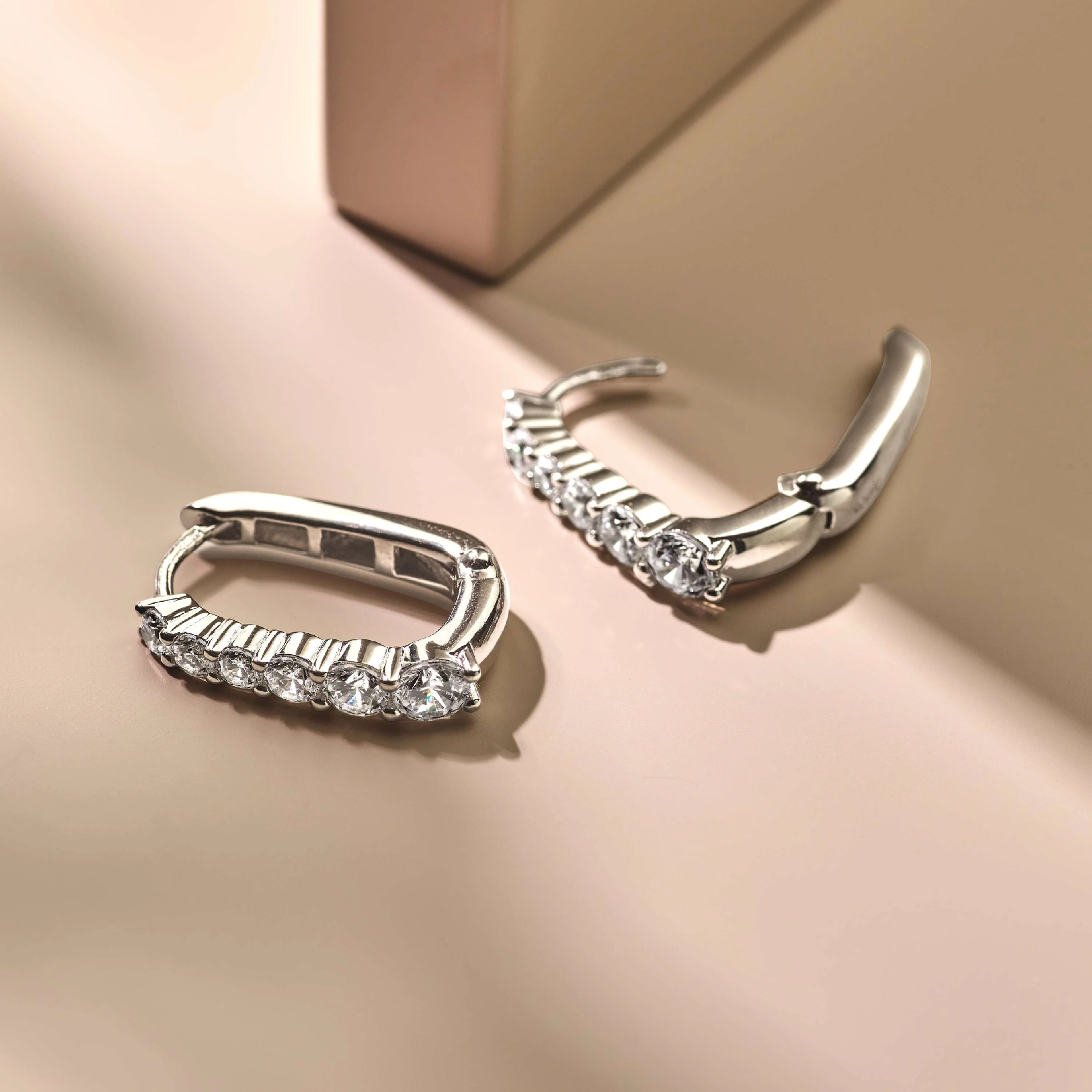Ovale Zirkonia Hoops - Image 8