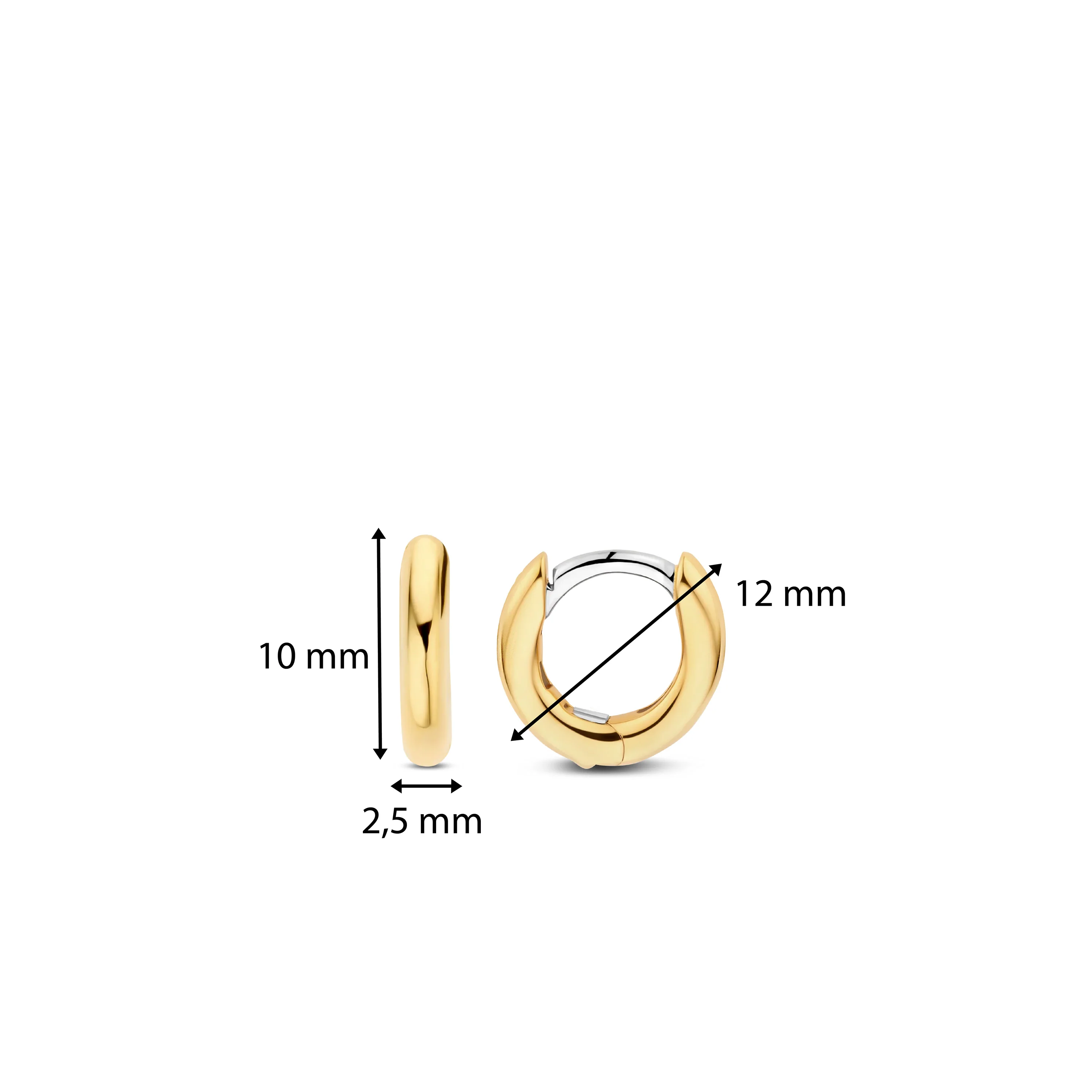 Classic Goudkleurige Huggies 12mm - Image 4