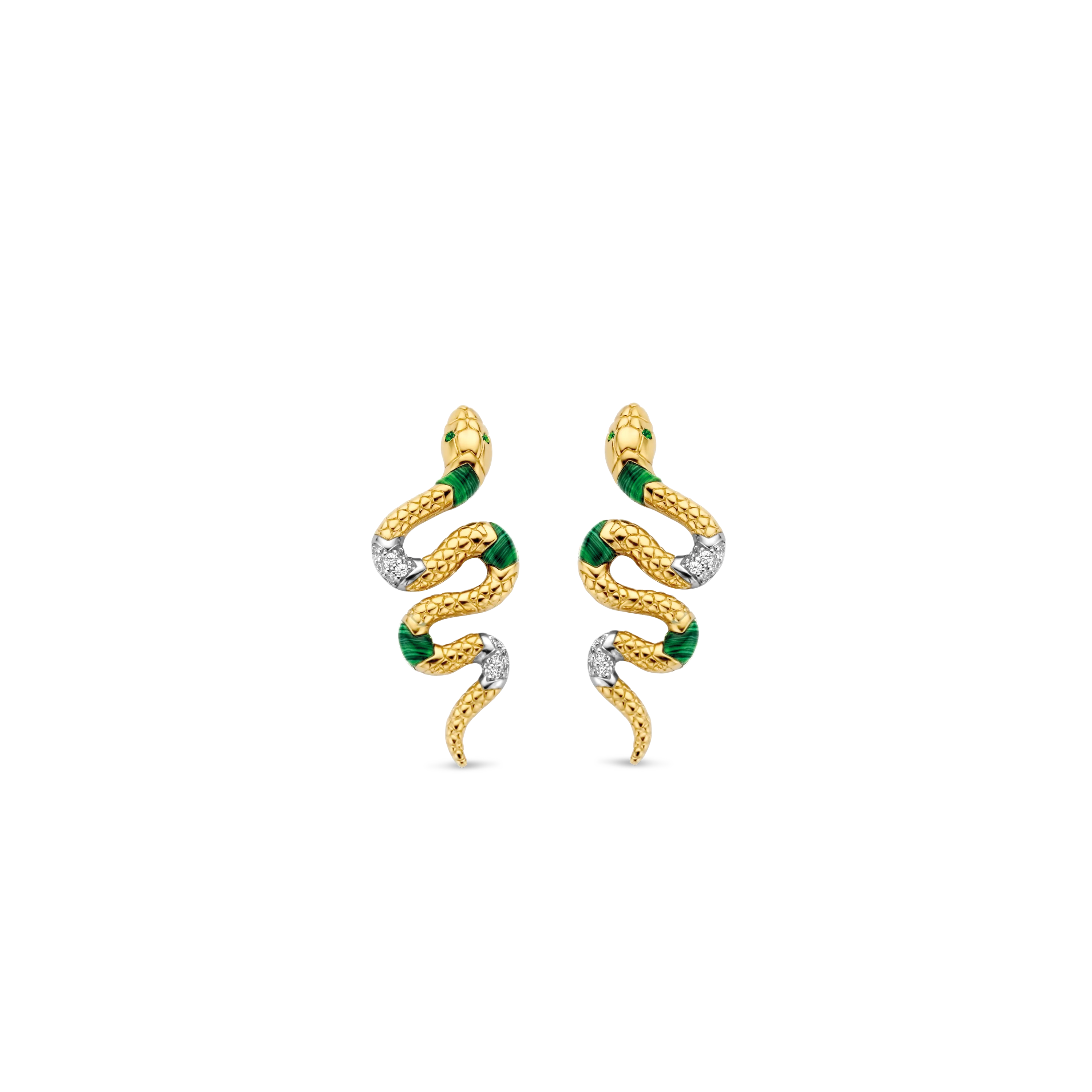Emerald Snake Oorbellen - Image 3