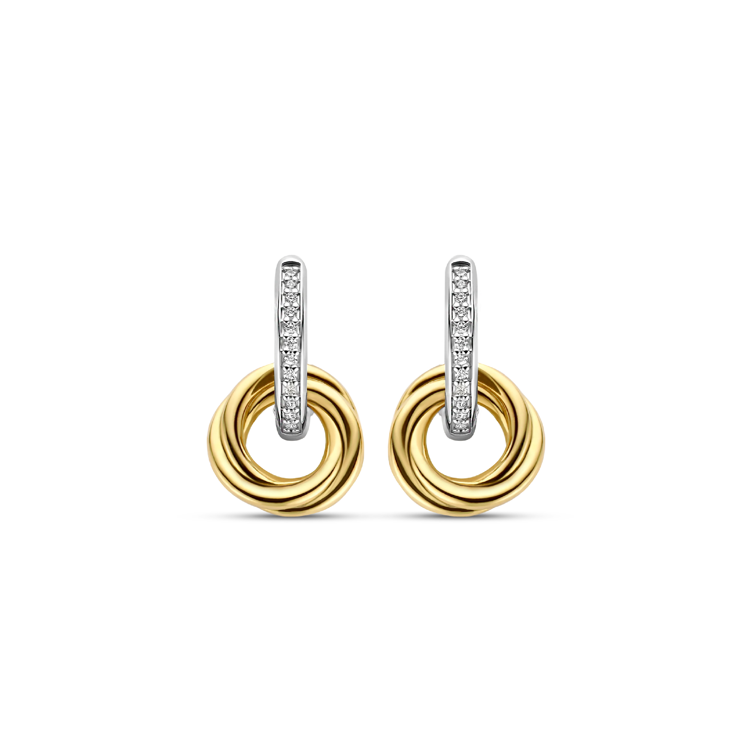 Zirkonia Crossover Cirkel Hoops - Image 2