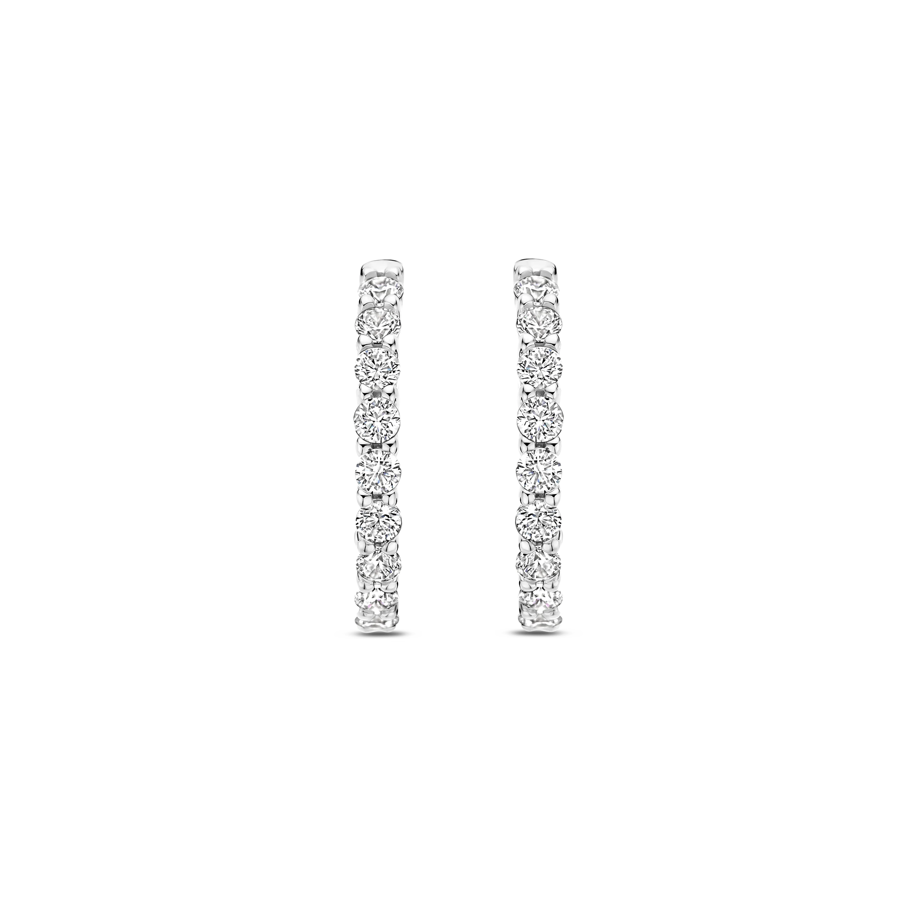 Tennis Medium Hoops 18mm - Image 2
