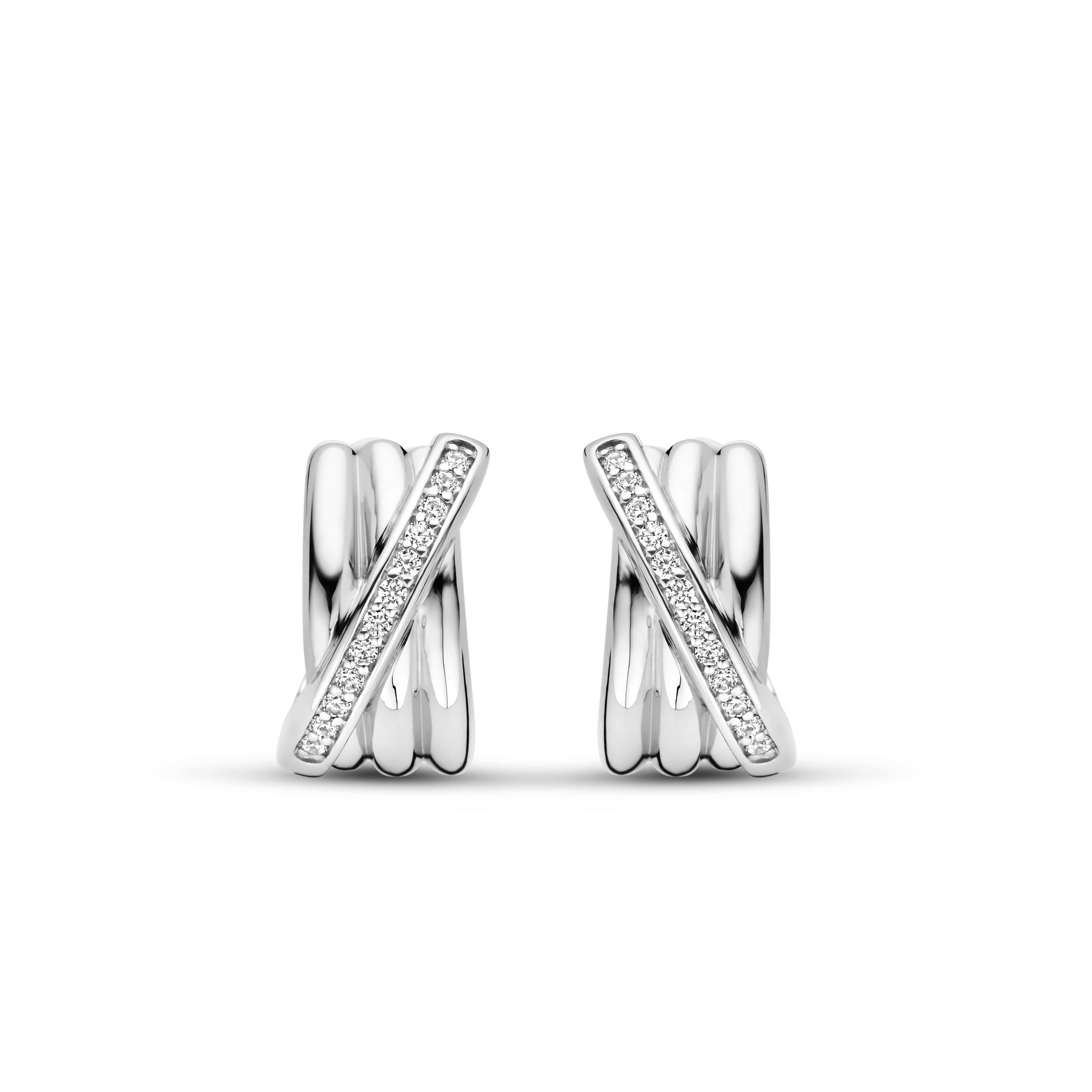 Zirkonia Crossover Hoops - Image 2