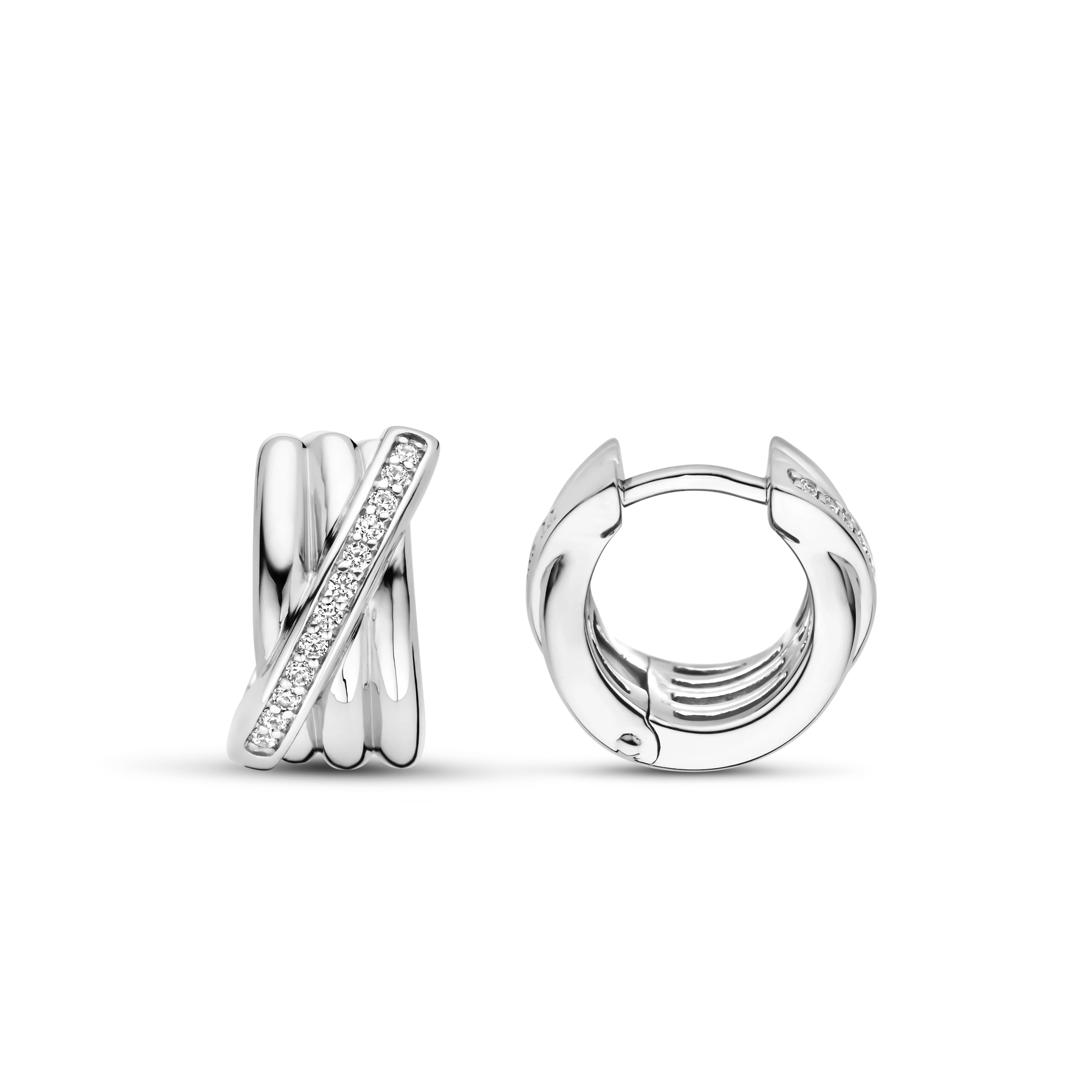 Zirkonia Crossover Hoops - Image 3
