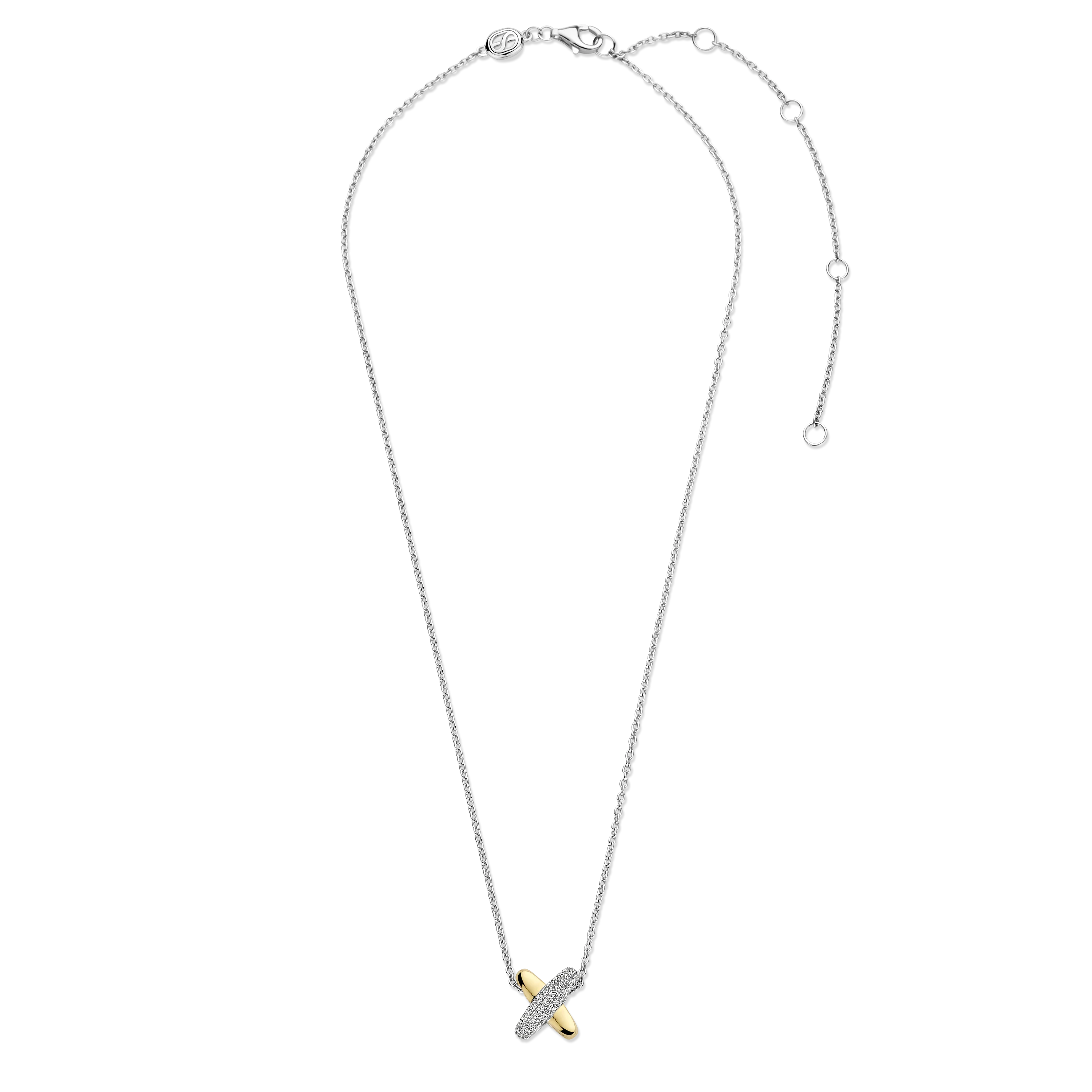 Zirkonia Cross Ketting - Image 4