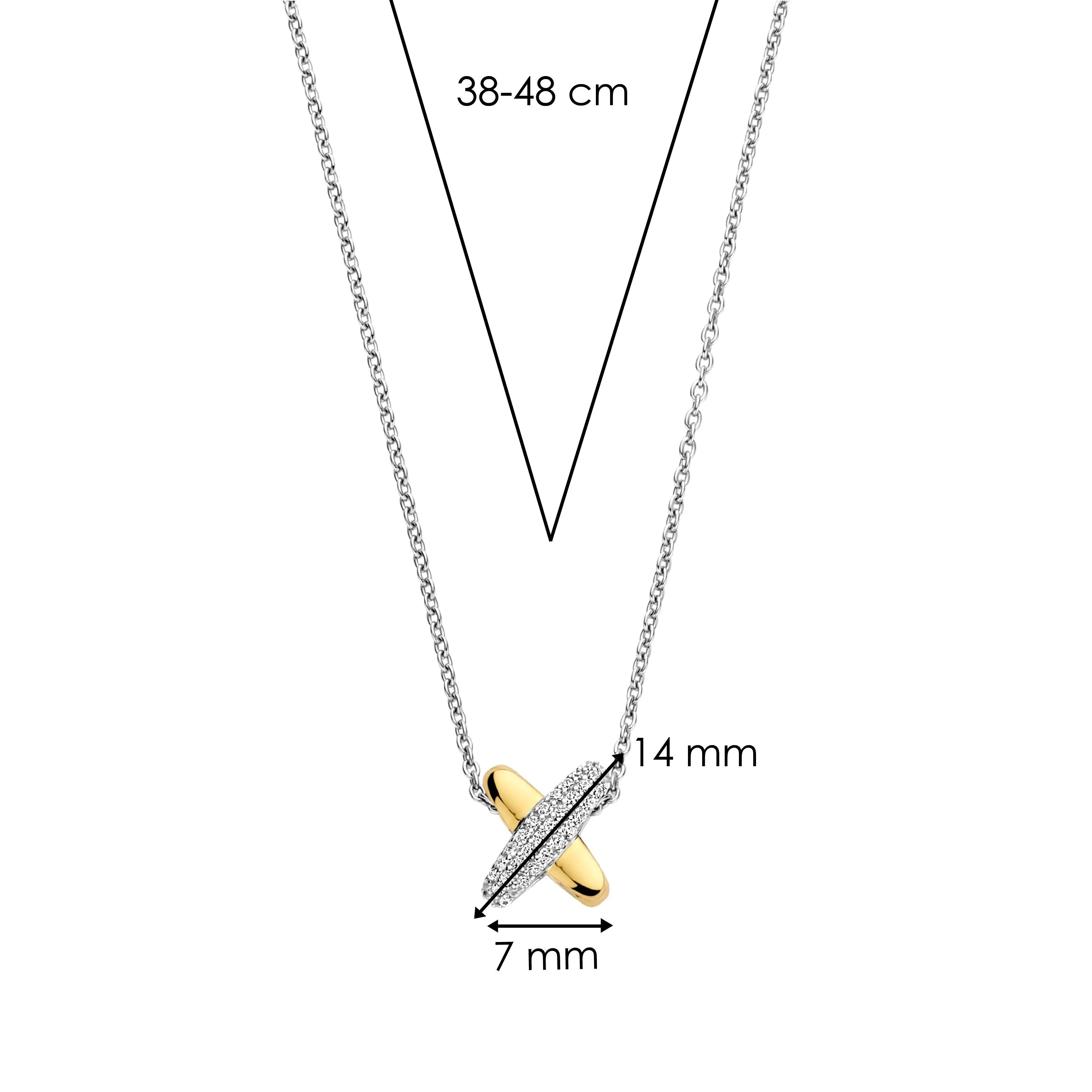 Zirkonia Cross Ketting - Image 6