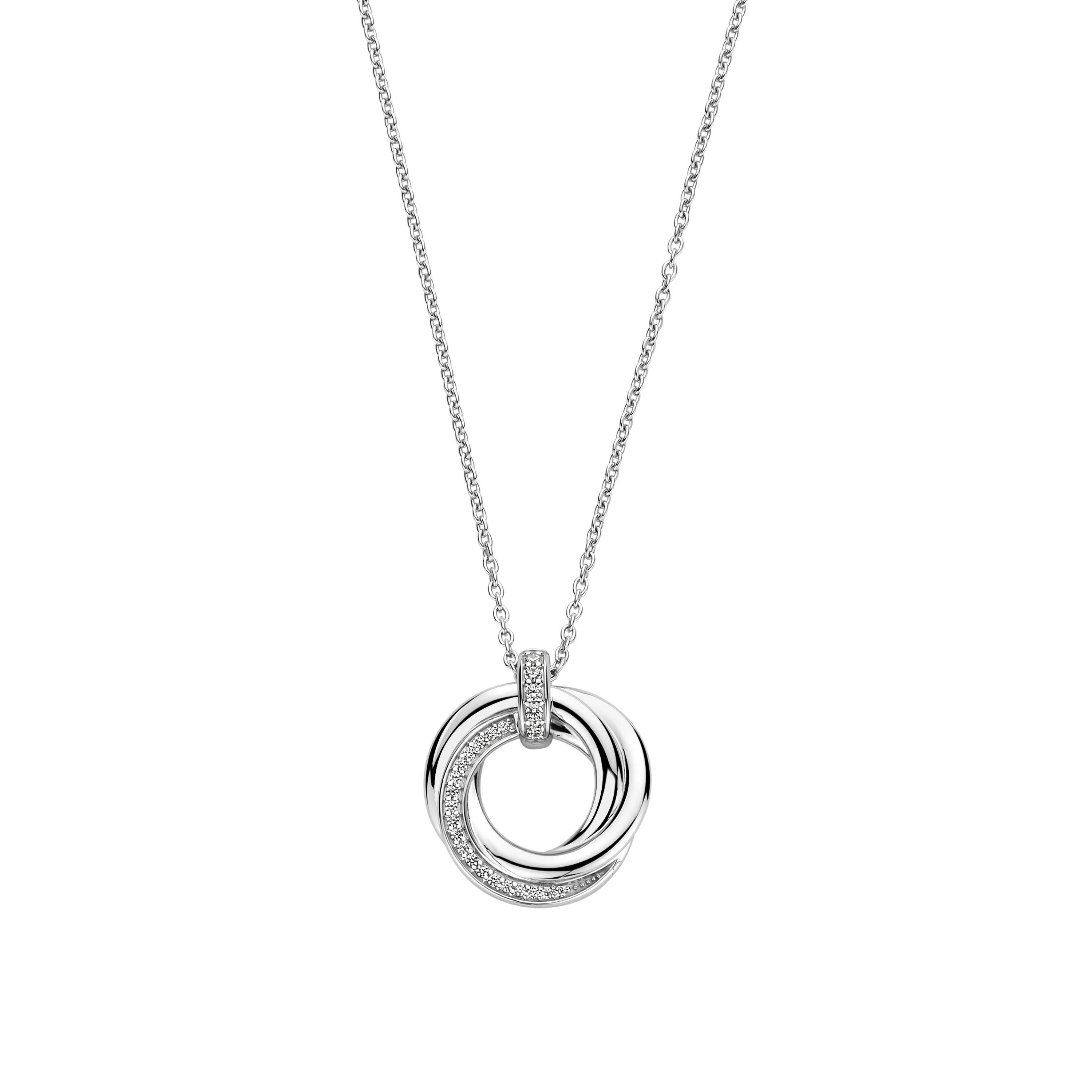 Zirkonia Cirkel Ketting