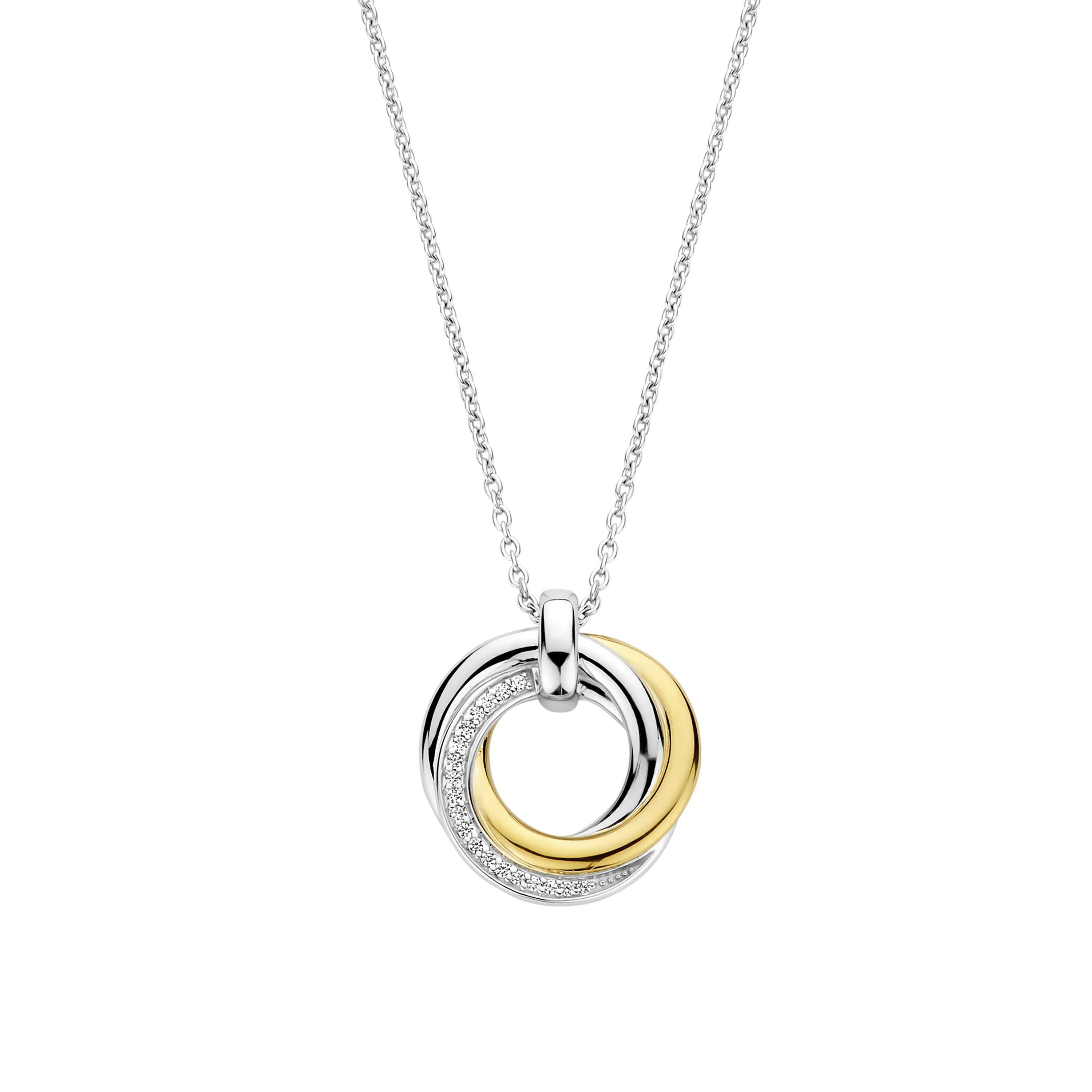 Zirkonia Cirkel Ketting