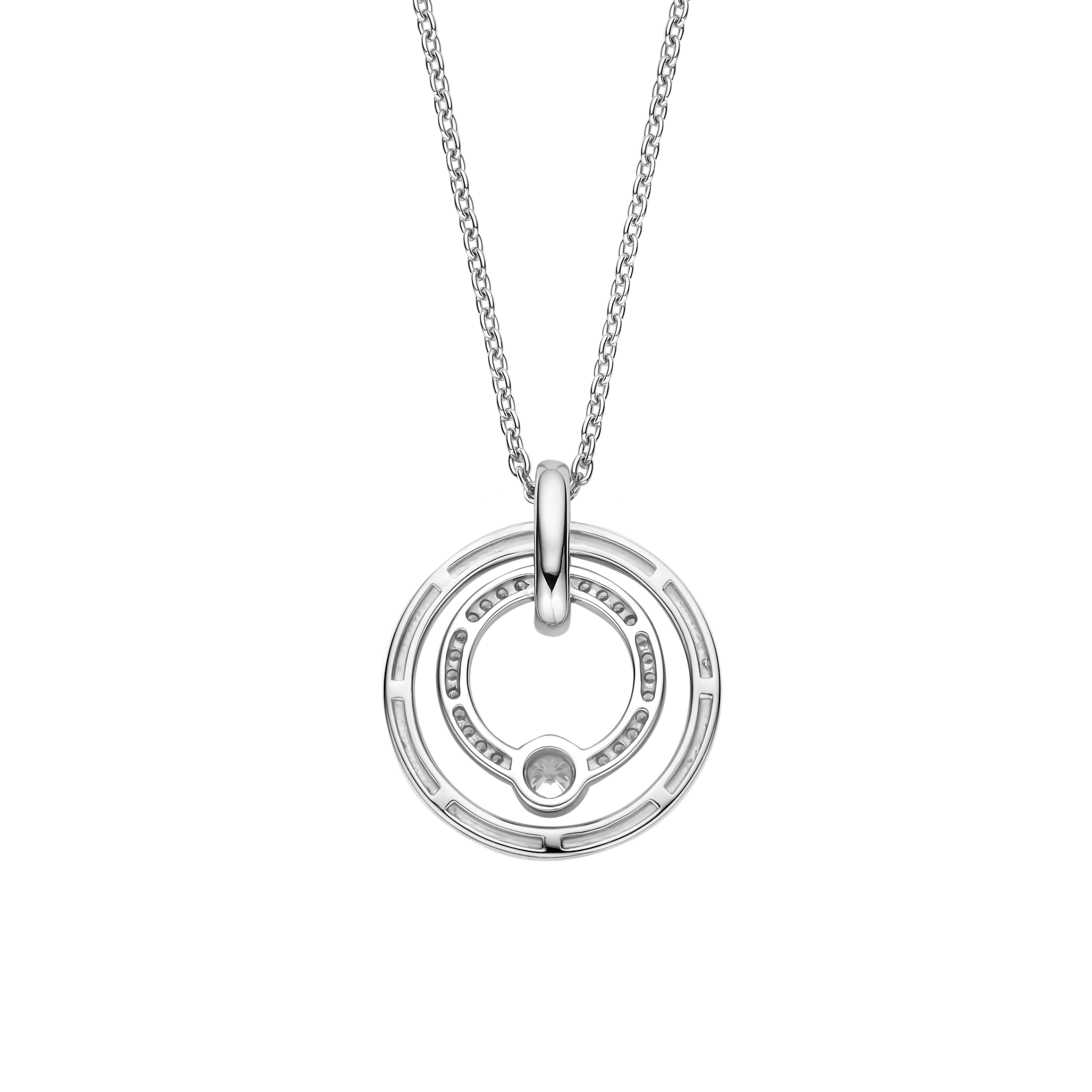 Zirkonia Cirkel Ketting - Image 3