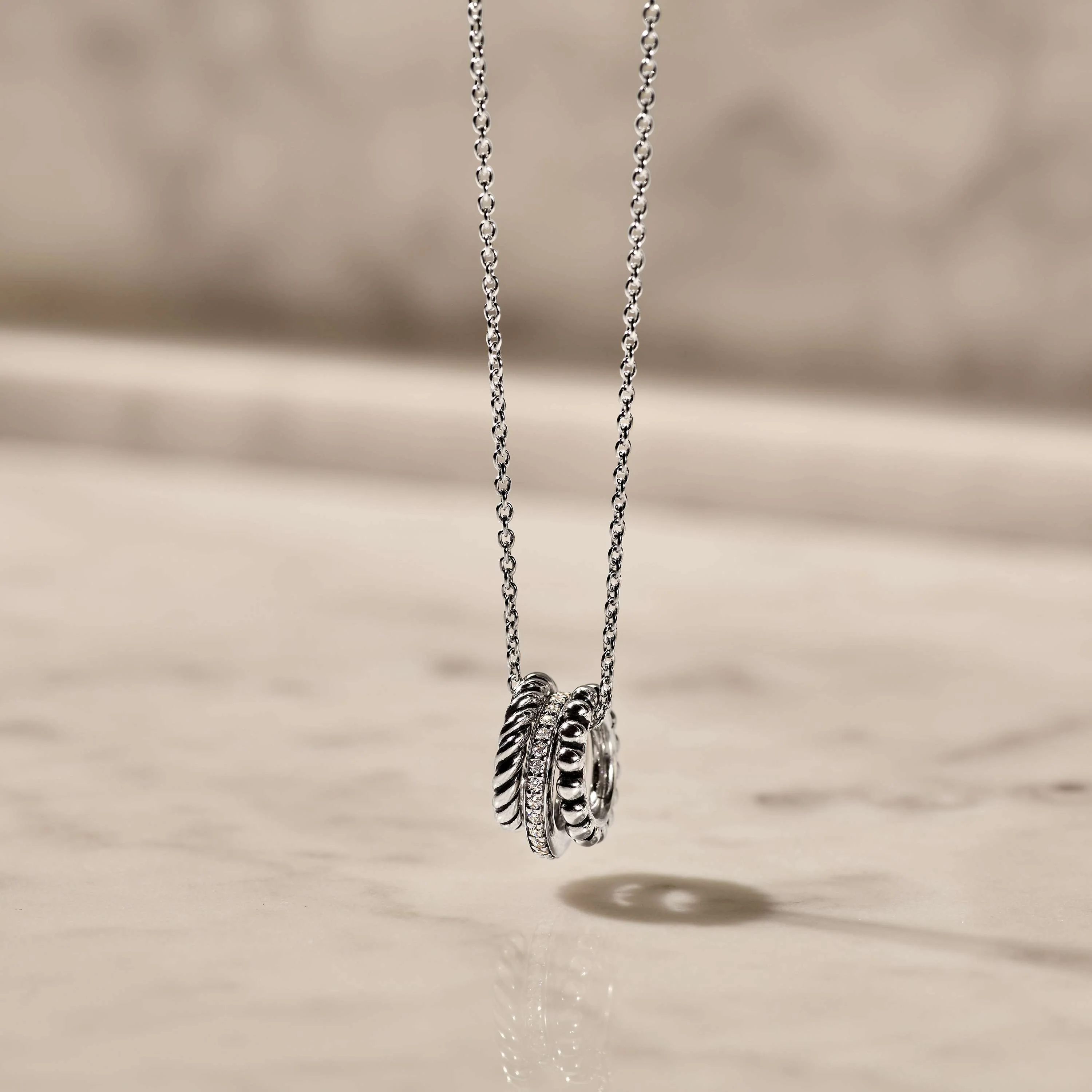 Triple Circle Structure Ketting - Image 11