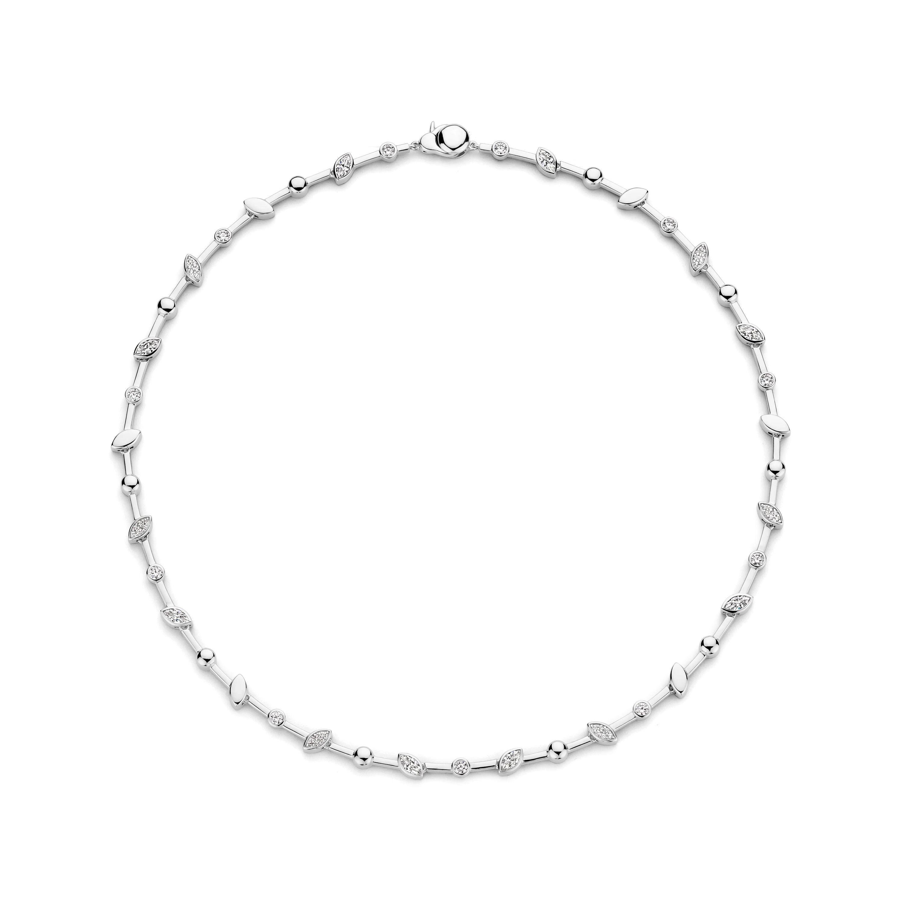 Leaf Zirkonia Ketting - Image 3