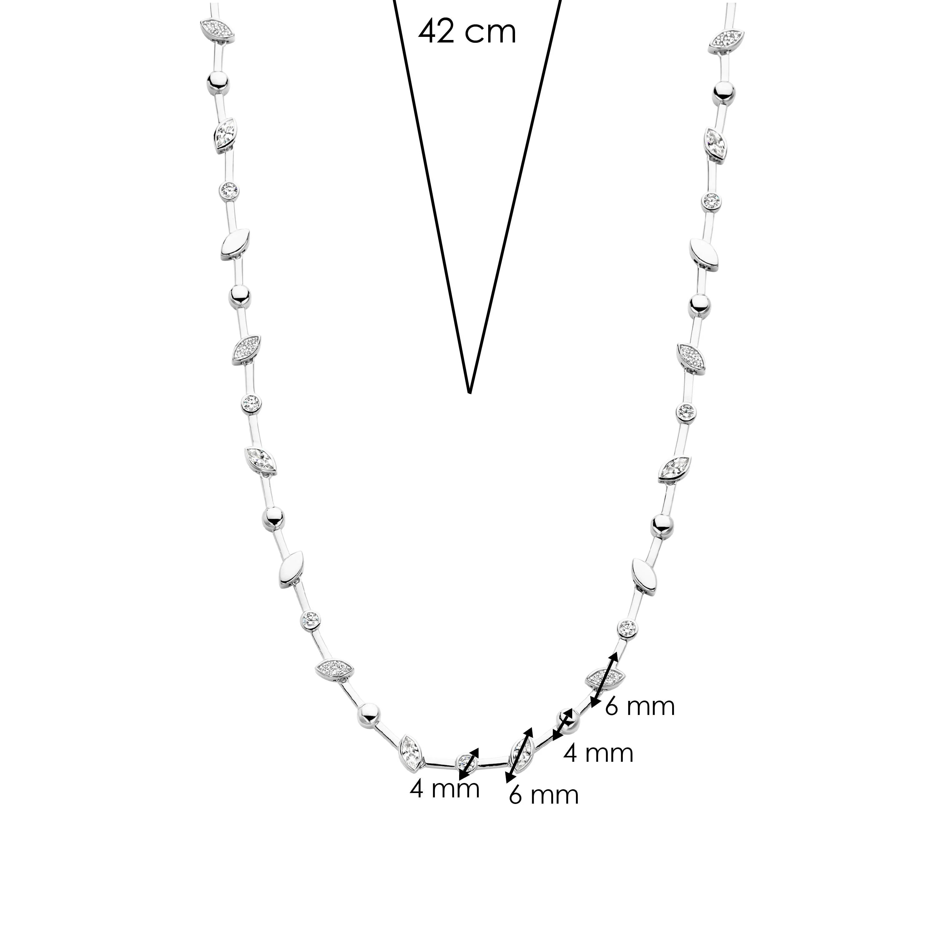 Leaf Zirkonia Ketting - Image 6