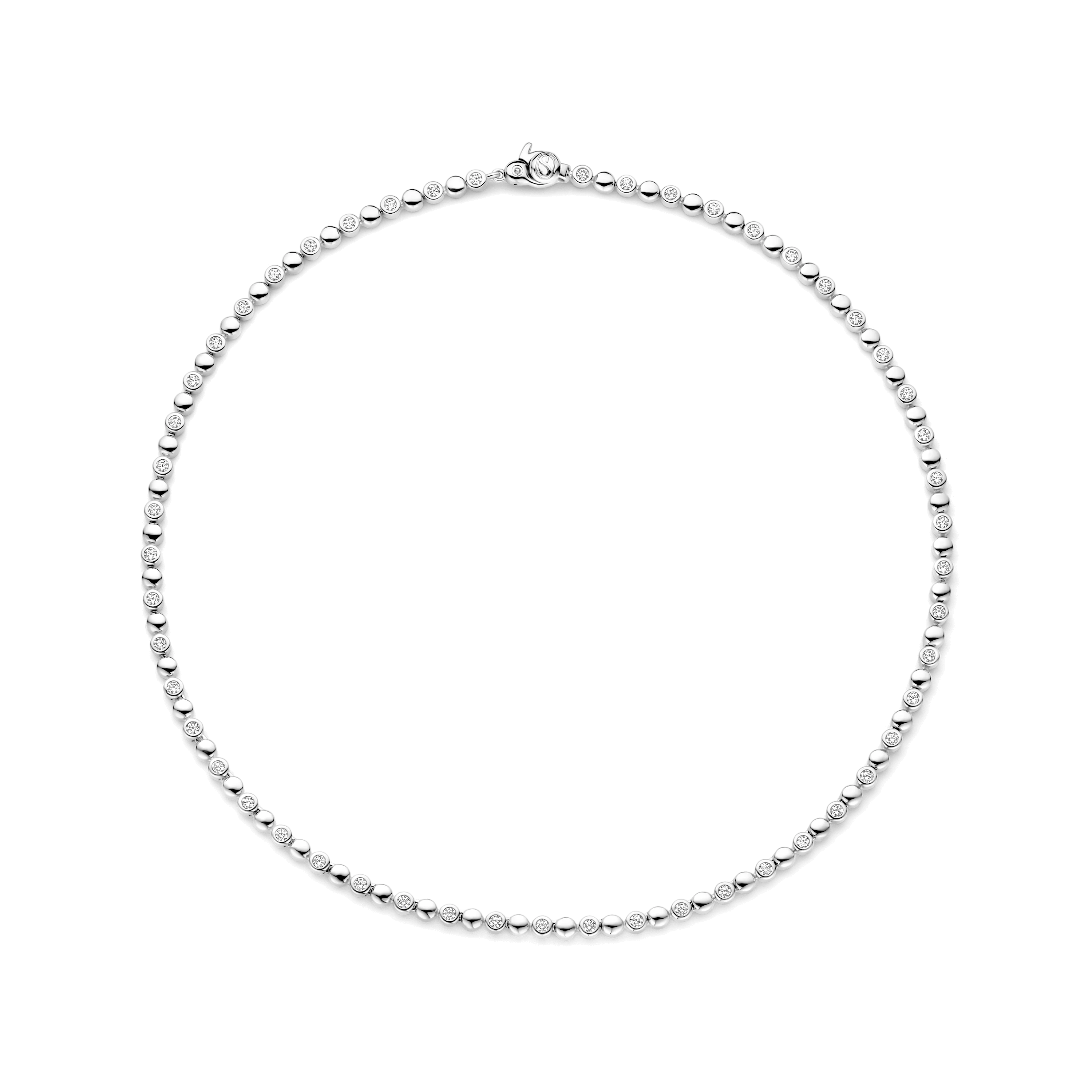 Ronde Zirkonia Ketting - Image 3