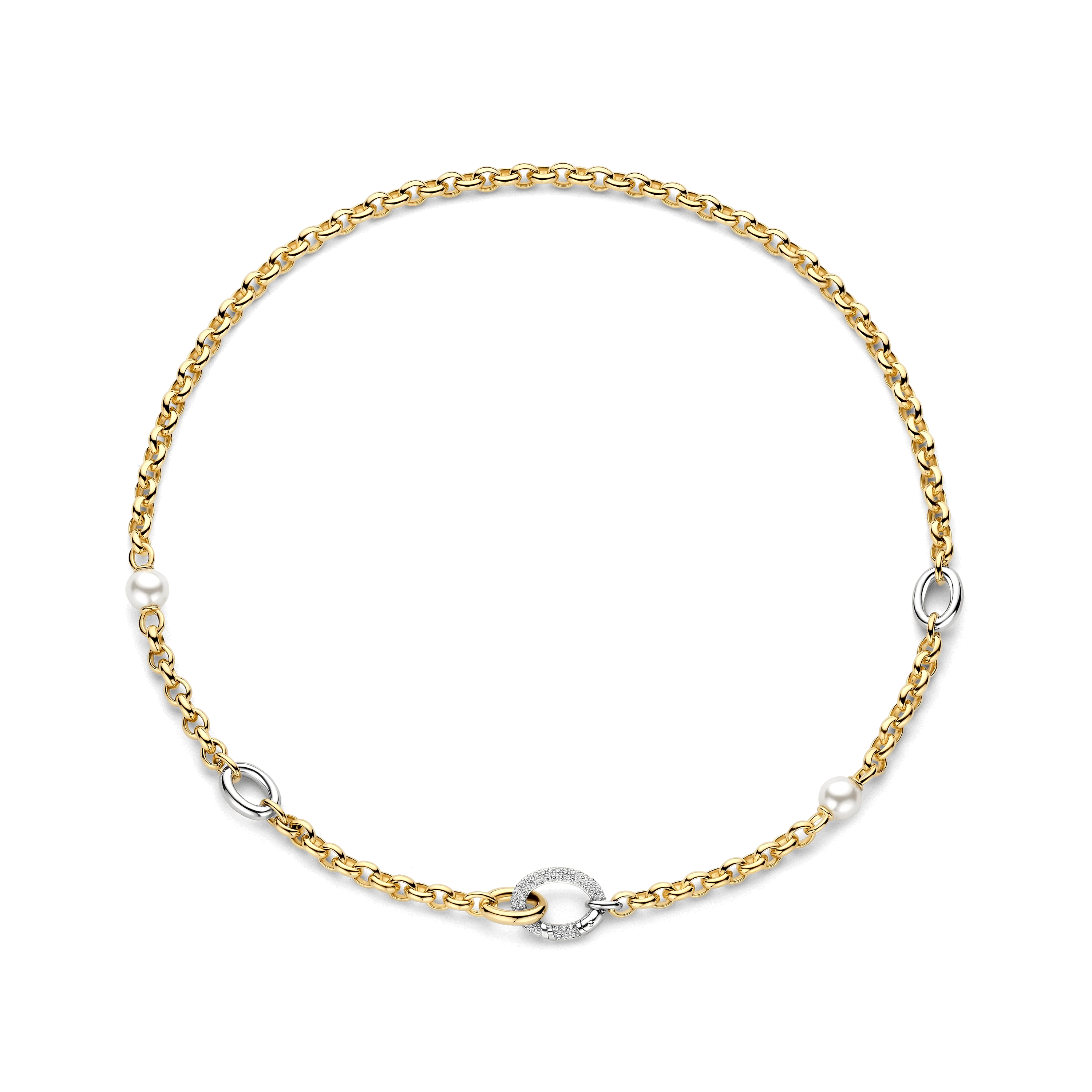 Connected Zirkonia Parel Ketting - Image 2